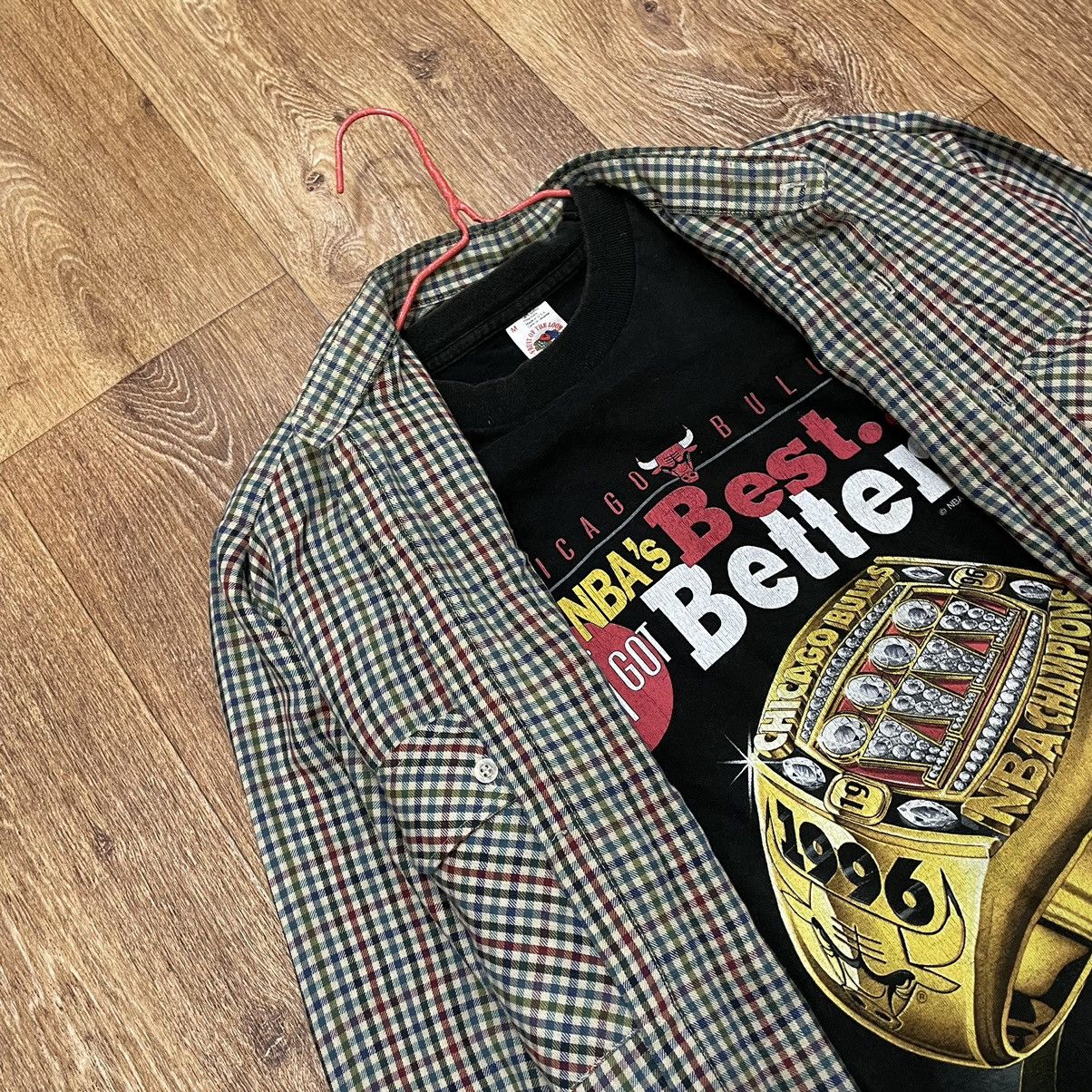 Vintage Vintage 90s Oversized Plaid Shirt Grunge Streetwear Faded M Size US M / EU 48-50 / 2 - 1 Thumbnail