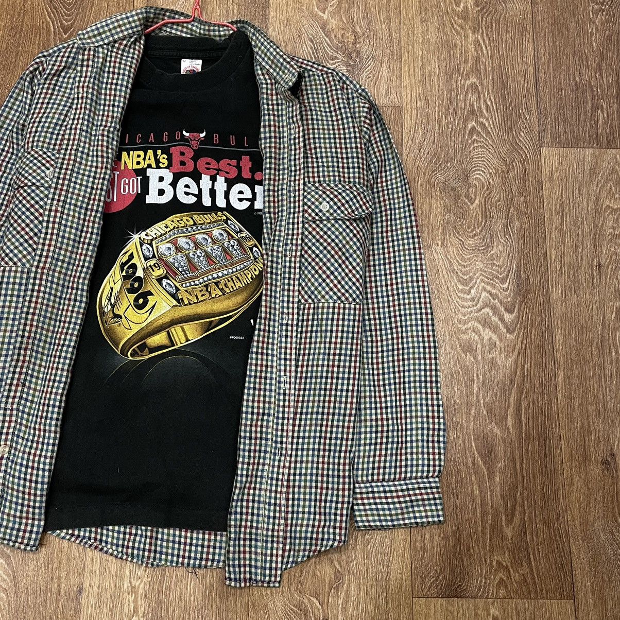 Vintage Vintage 90s Oversized Plaid Shirt Grunge Streetwear Faded M Size US M / EU 48-50 / 2 - 3 Thumbnail