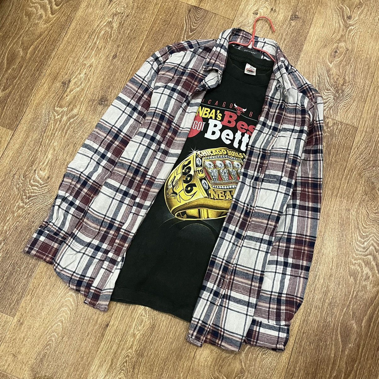 Vintage Vintage 90s Plaid Shirt Y2K Streetwear Grunge Oversized M Size US M / EU 48-50 / 2 - 6 Thumbnail