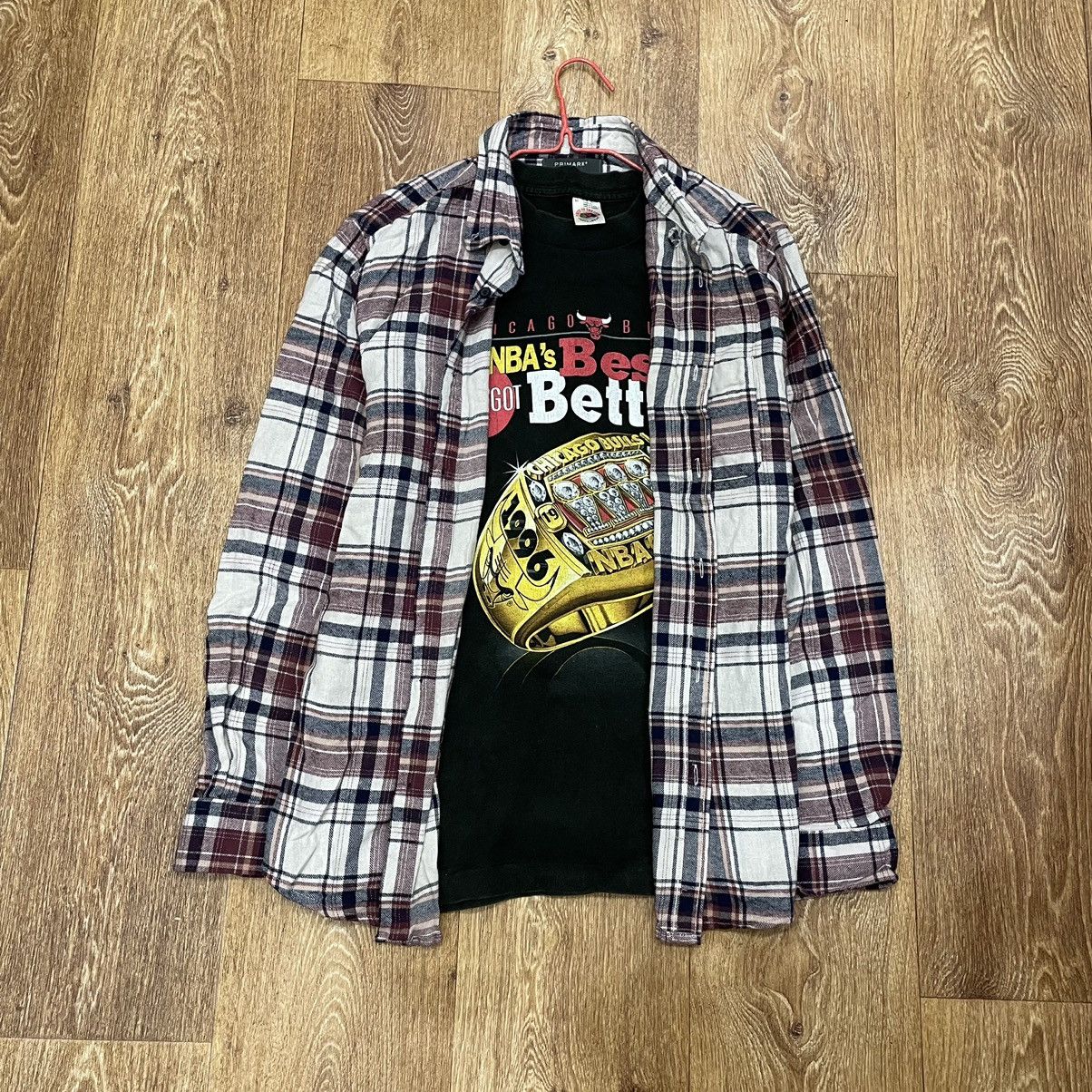 Vintage Vintage 90s Plaid Shirt Y2K Streetwear Grunge Oversized M Size US M / EU 48-50 / 2 - 1 Thumbnail