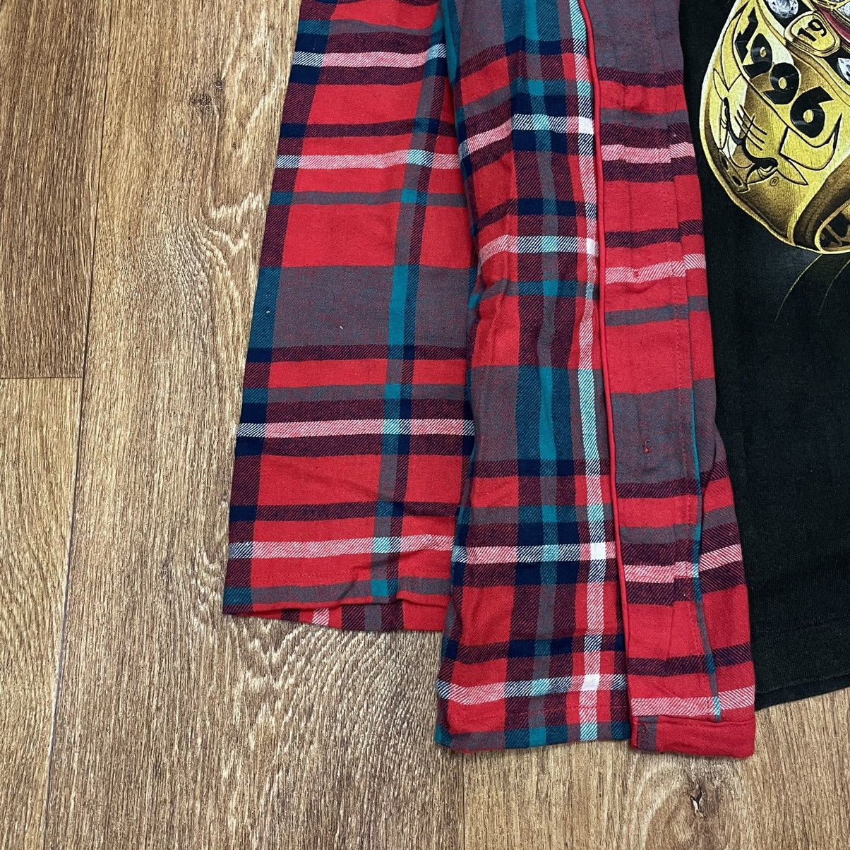 Vintage Vintage 90s Red Plaid Shirt Grunge Oversized Faded Logo M Size US M / EU 48-50 / 2 - 3 Thumbnail