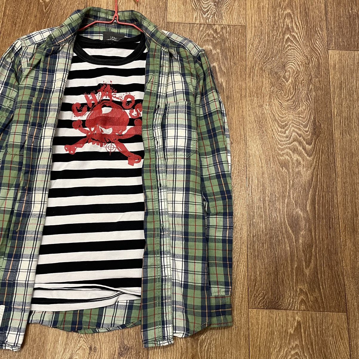 Flannel Vintage Flannel Checkered Shirt Travis Style Size US S / EU 44-46 / 1 - 2 Thumbnail