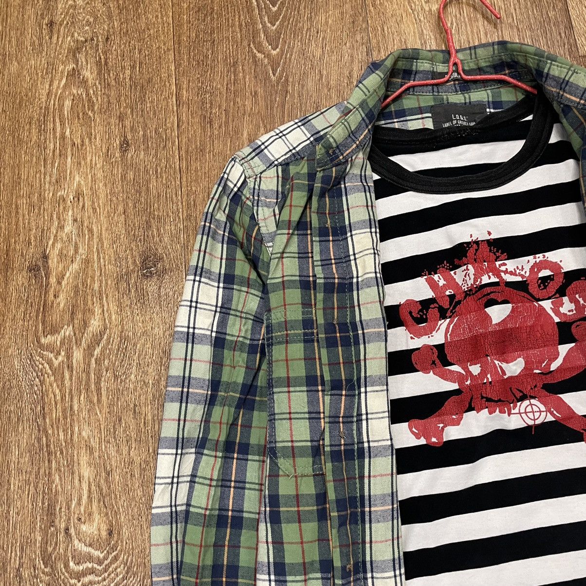 Flannel Vintage Flannel Checkered Shirt Travis Style Size US S / EU 44-46 / 1 - 4 Thumbnail