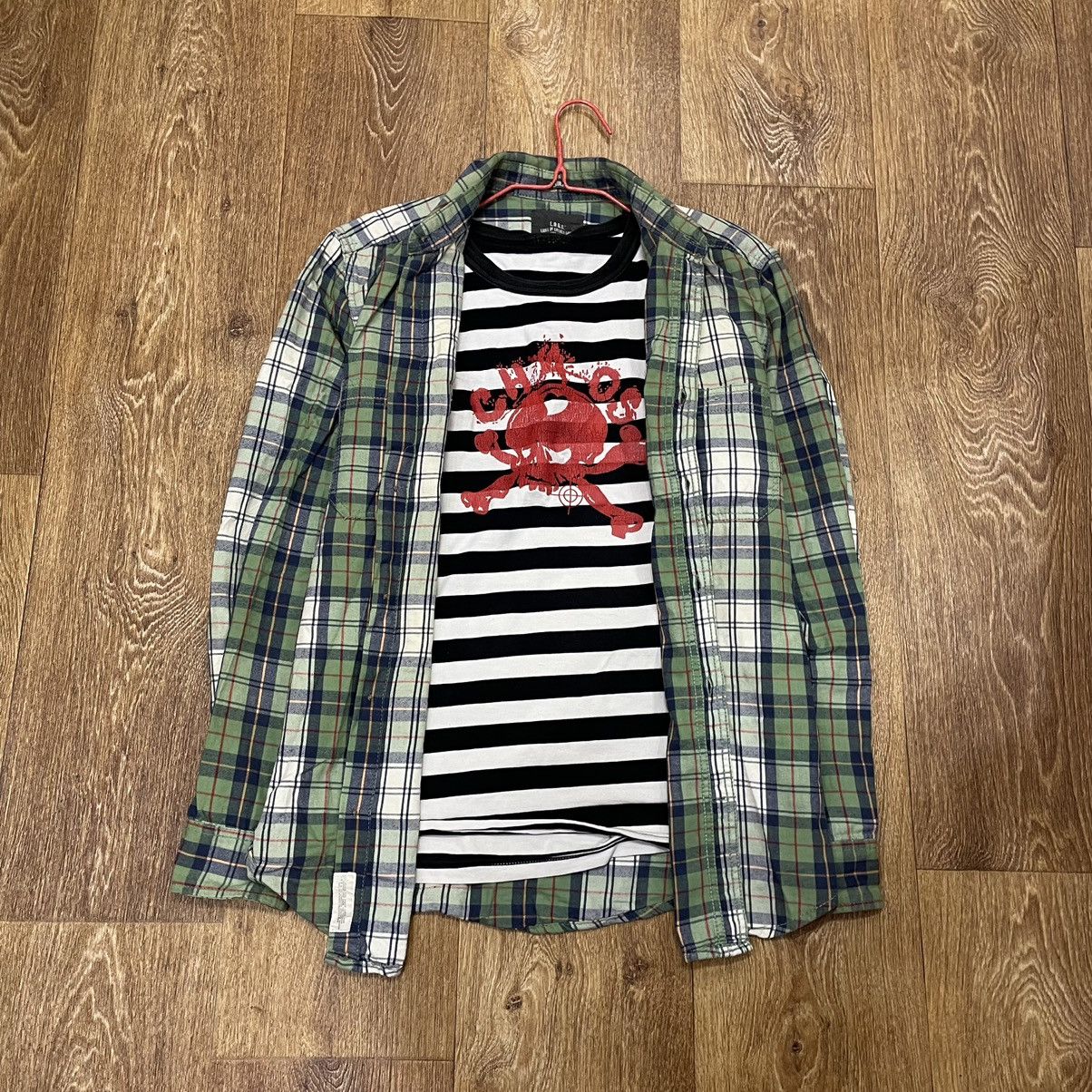 Flannel Vintage Flannel Checkered Shirt Travis Style Size US S / EU 44-46 / 1 - 1 Thumbnail