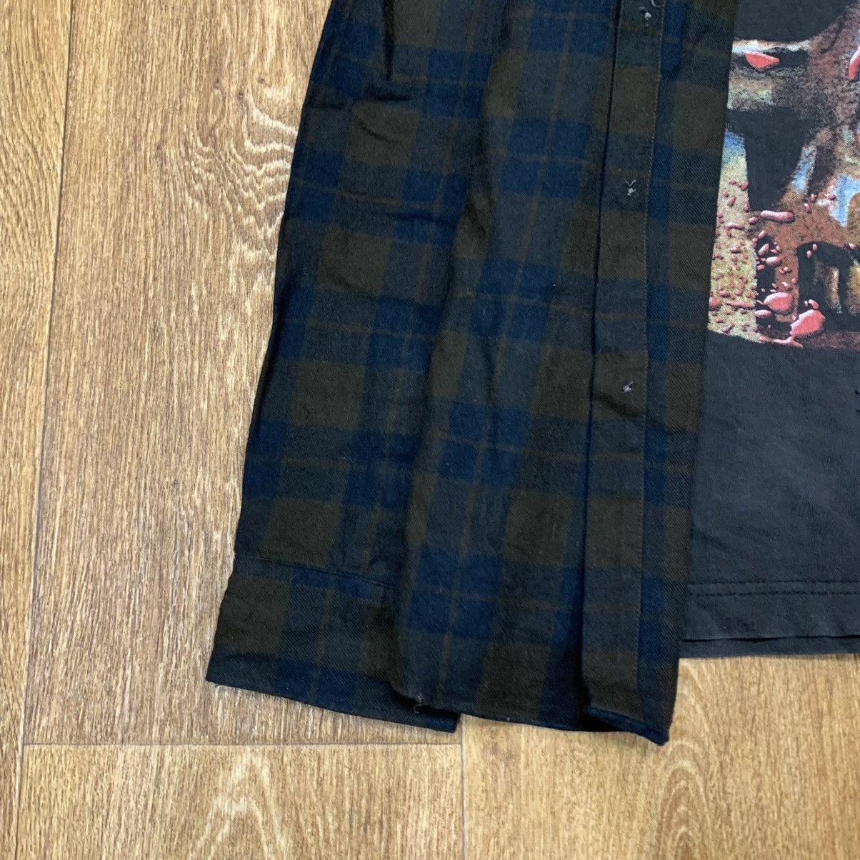 Vintage Vintage Y2K Graphic Tee Grunge Streetwear Black Tapered L Size US L / EU 52-54 / 3 - 3 Thumbnail