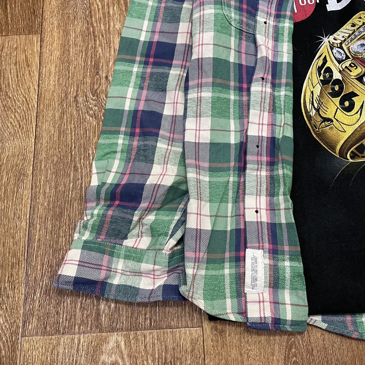 Flannel Vintage 90s Plaid Flannel Shirt Y2K Streetwear Checkered Size US S / EU 44-46 / 1 - 3 Thumbnail