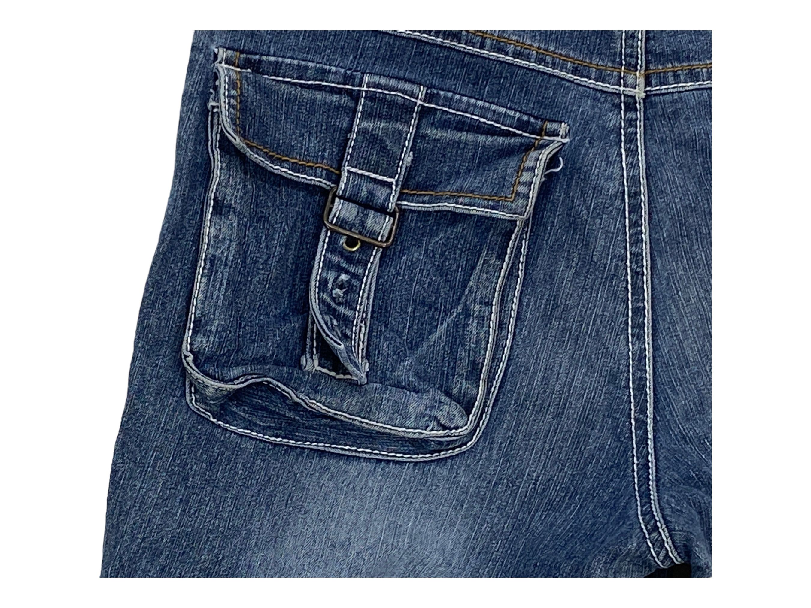 Japanese Brand Flare Jeans Cargo Bootcut Jeans Baker Pocket Pants Size US 28 / EU 44 - 10 Thumbnail