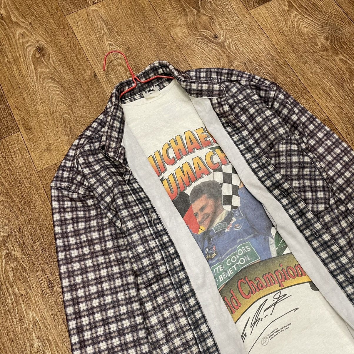 Flannel Vintage Flannel Shirt Checkered Travis Scott Style Size US XL / EU 56 / 4 - 6 Thumbnail