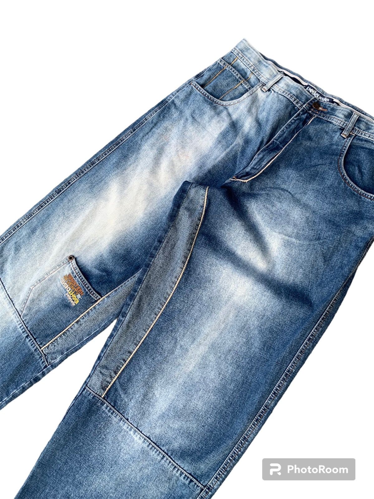Pelle Pelle Rarely Vintage Baggy Jeans Pelle Pelle Hip Hop Size US 38 / EU 54 - 2 Thumbnail