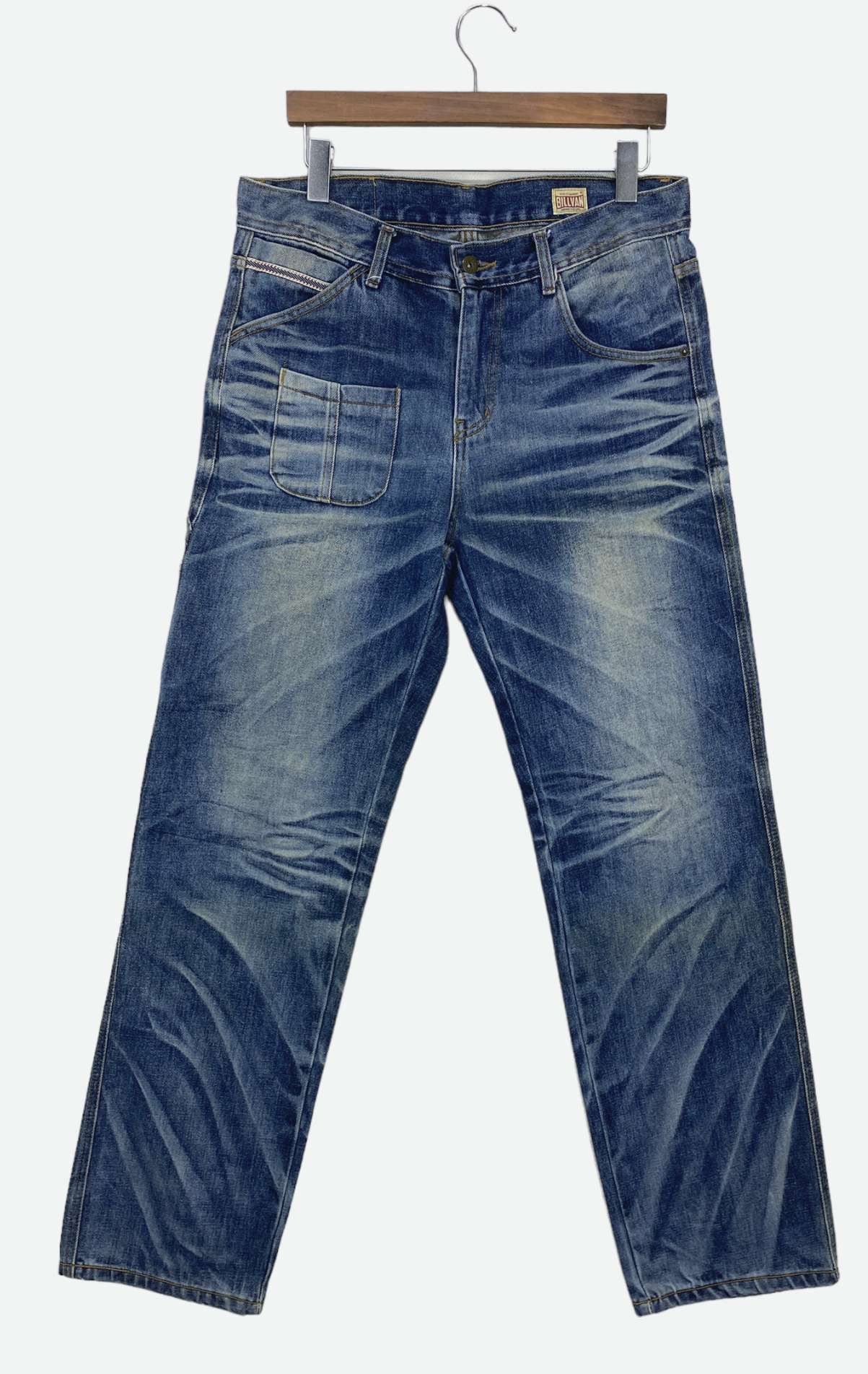 Japanese Brand × Vintage Billvan Carpenter Jeans Hickory Skateboard Jeans Size US 33 - 2 Thumbnail