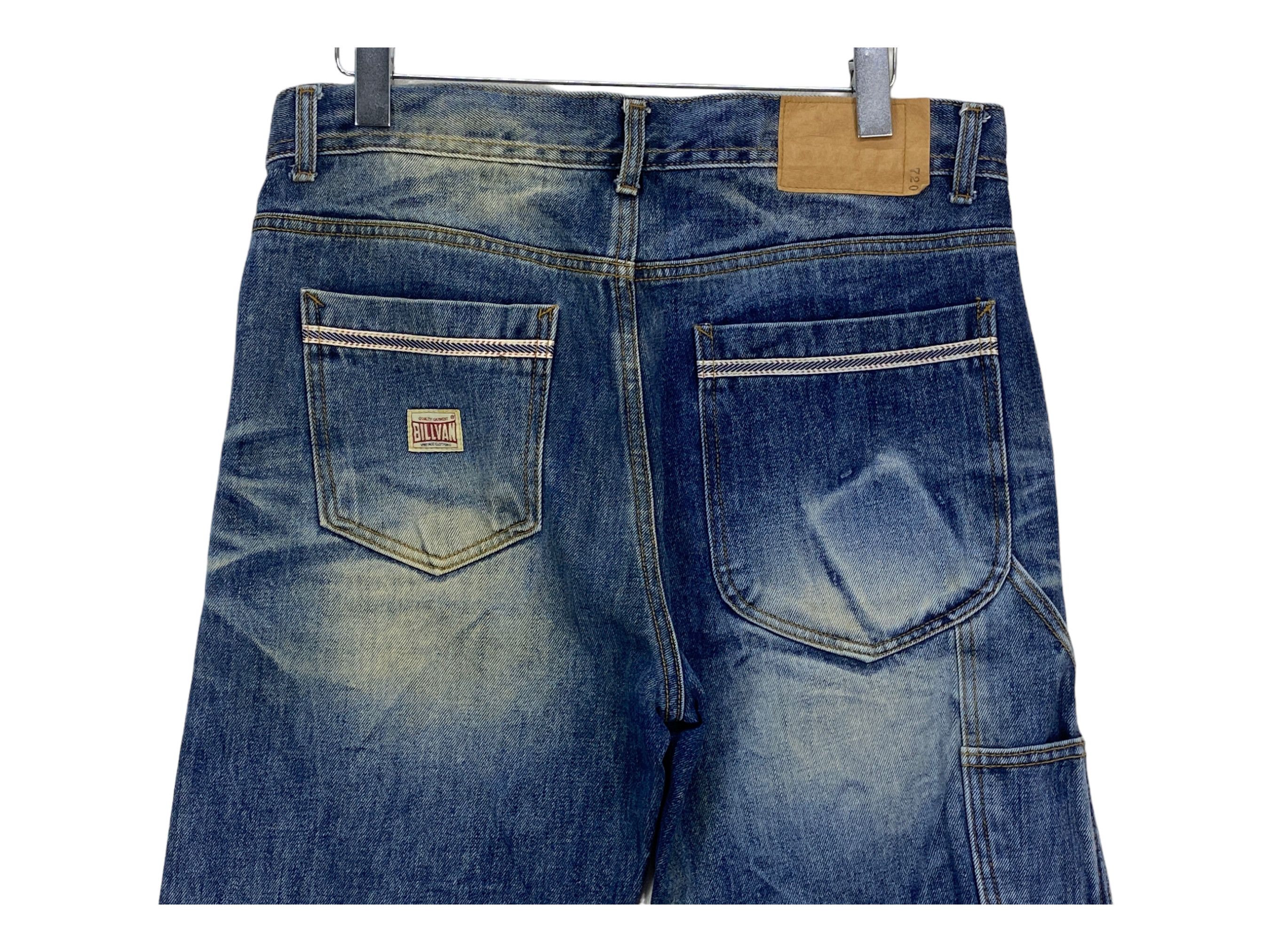 Japanese Brand × Vintage Billvan Carpenter Jeans Hickory Skateboard Jeans Size US 33 - 6 Thumbnail