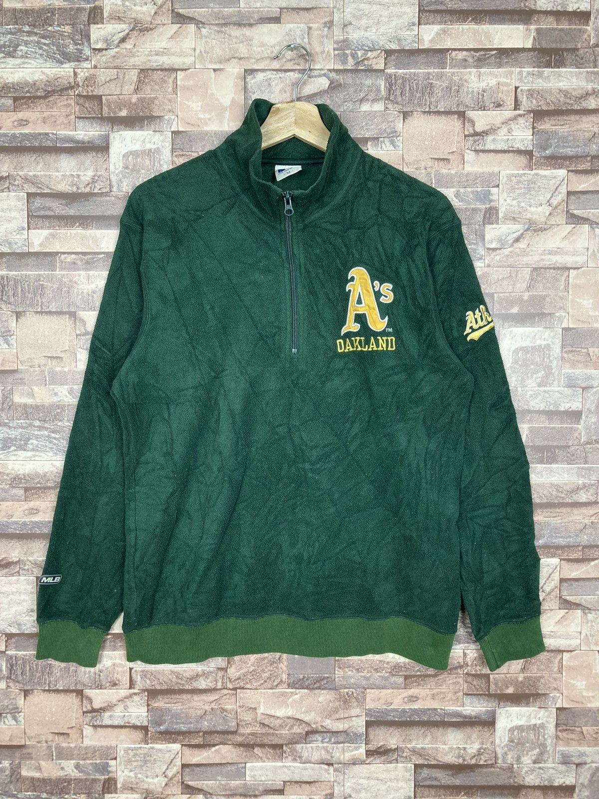 MLB OAKLAND ATHLETICS BASEBALL TEE FLEECE #19-4 Size US M / EU 48-50 / 2 - 1 Thumbnail