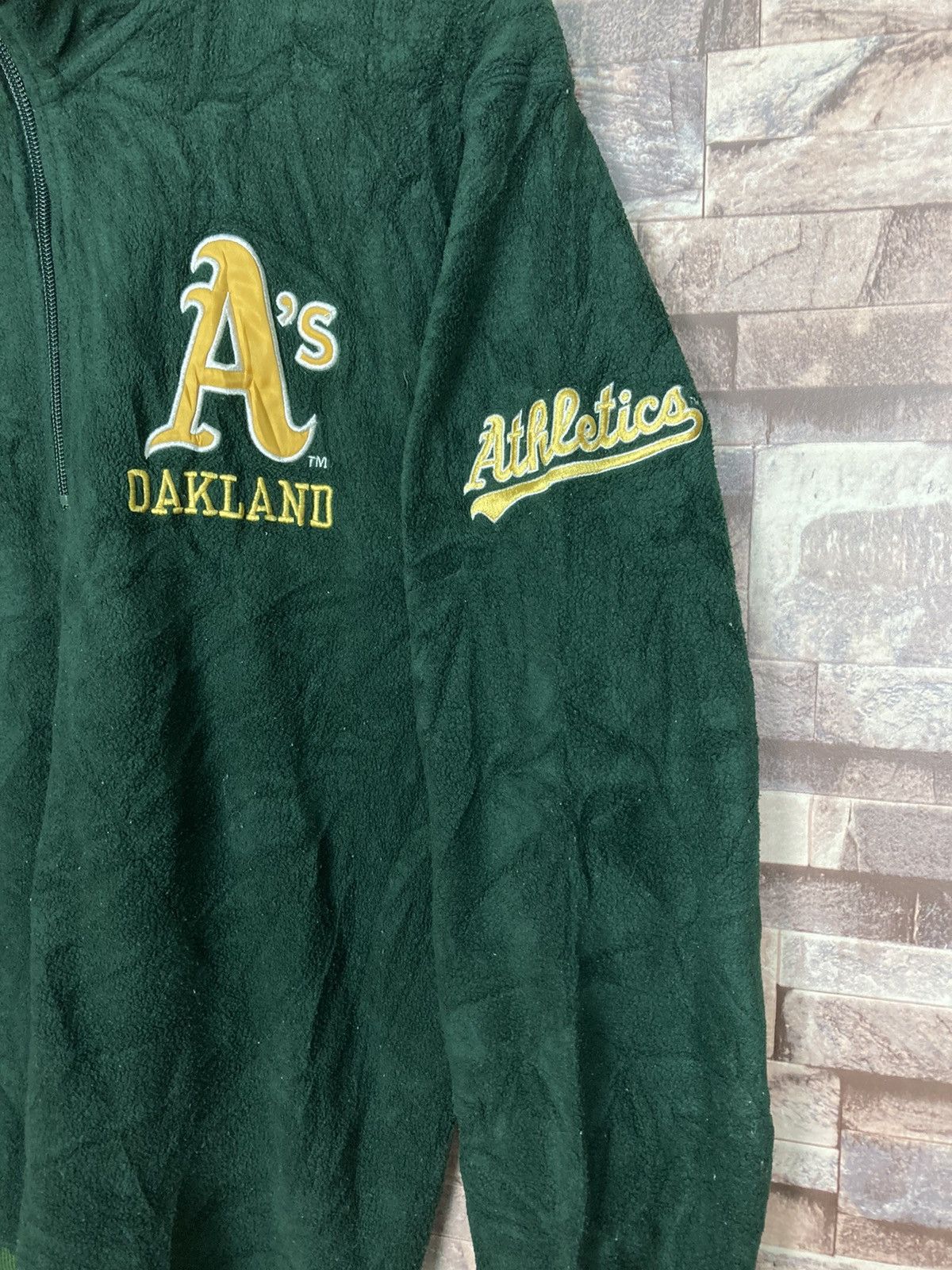 MLB OAKLAND ATHLETICS BASEBALL TEE FLEECE #19-4 Size US M / EU 48-50 / 2 - 3 Thumbnail