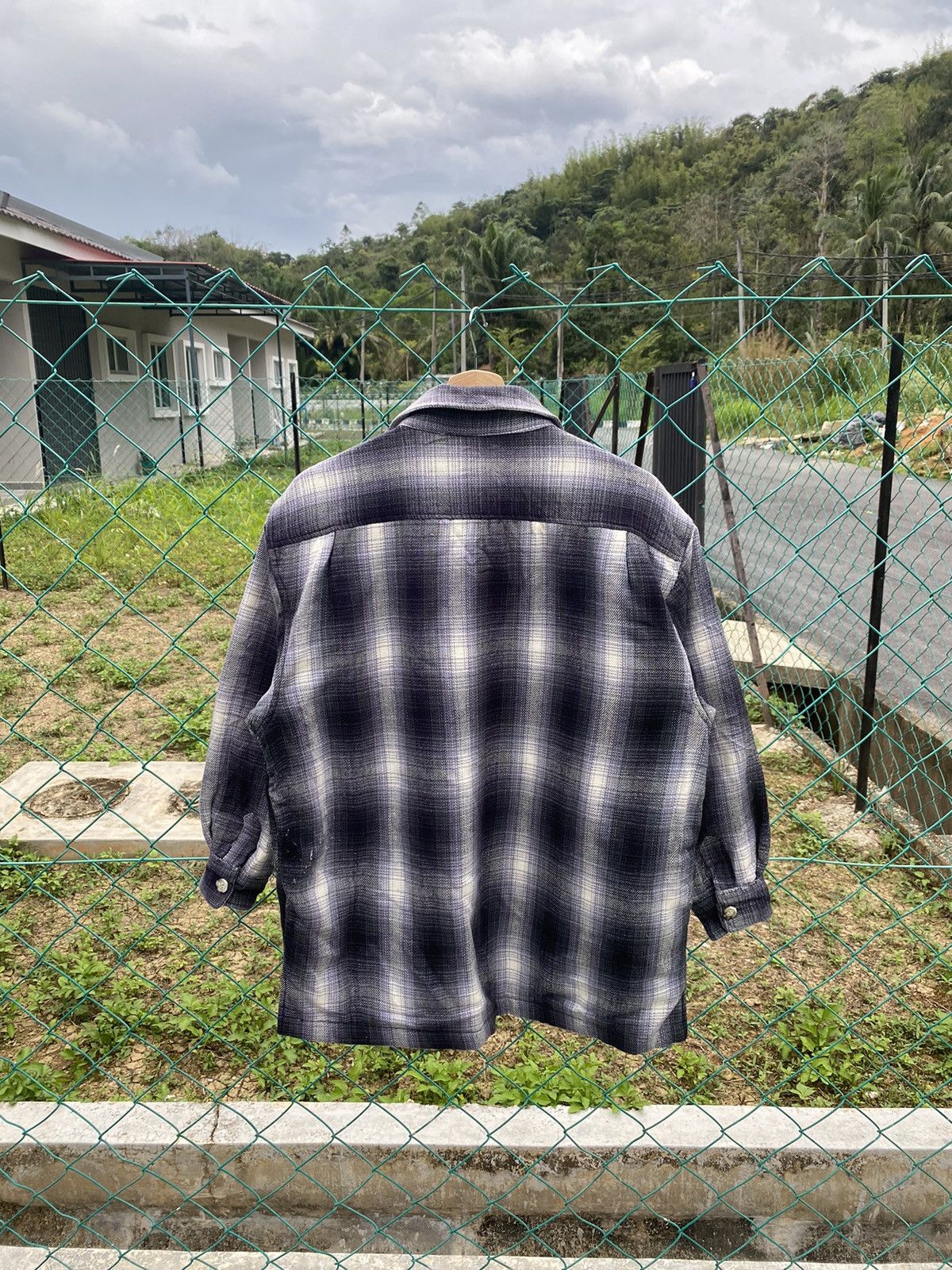 Flannel × Japanese Brand × Seditionaries Vintage Maysons Shadow Plaid Quilted Flannel Size US M / EU 48-50 / 2 - 2 Thumbnail
