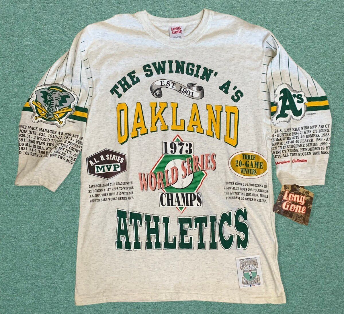 Tops, Vtg Oakland Athletics As 1988 Al Champs World Series Shirt  Collection