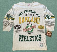 Vintage NWT 1992 Single Stitch Made In USA Oakland Athletics A's MLB Shirt  Sz L