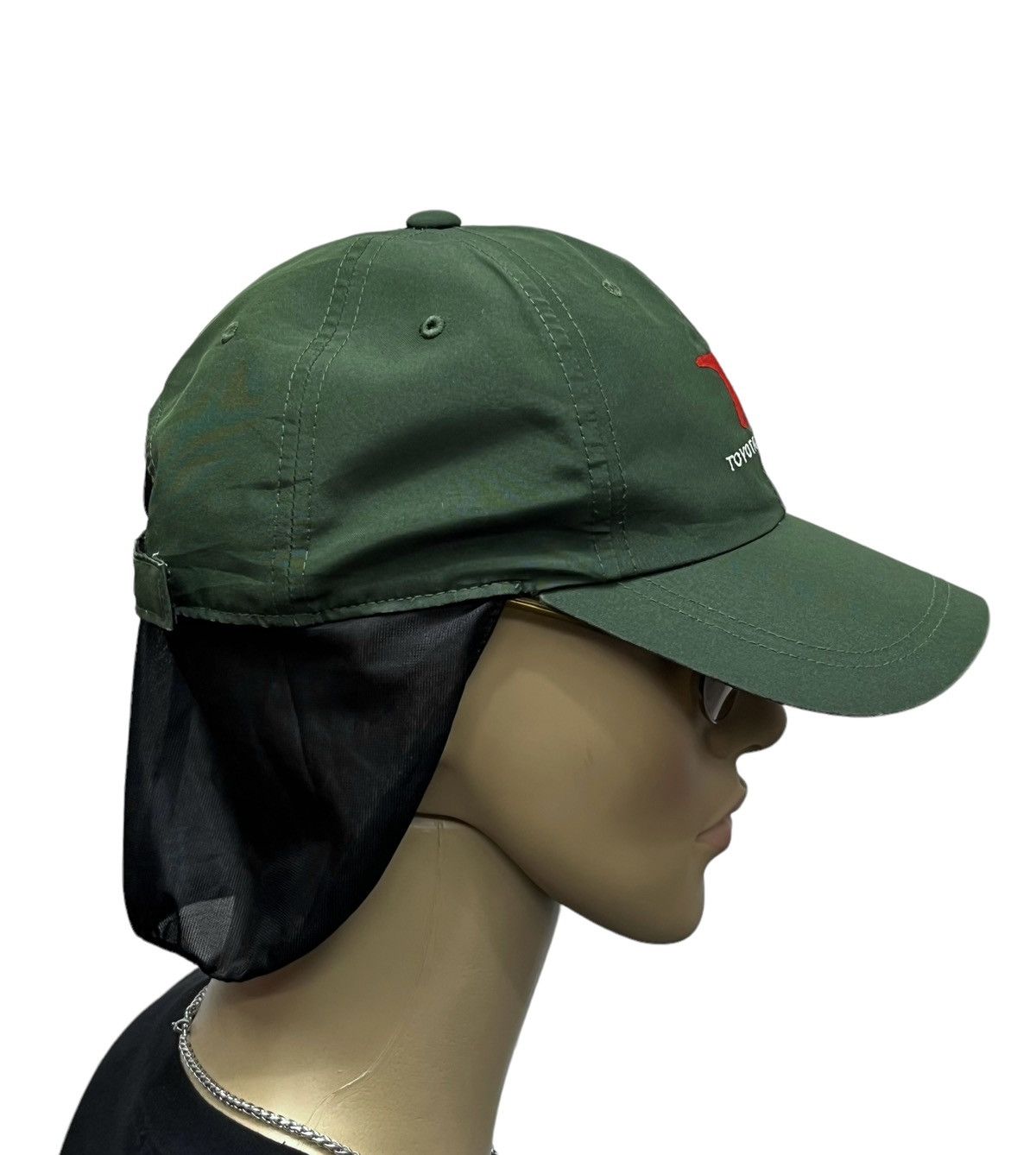Japanese Brand TOYOTA BOSHOKU JAPAN x MONTBLANC Embroidery Velcro Strapback Size ONE SIZE - 6 Thumbnail