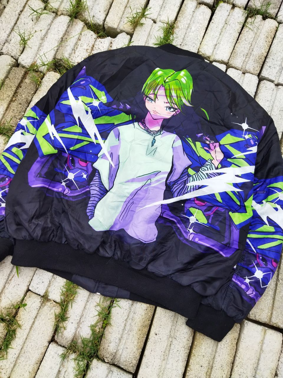 Billie Eilish X Bershka Ovp Oversized Bomber Jacket