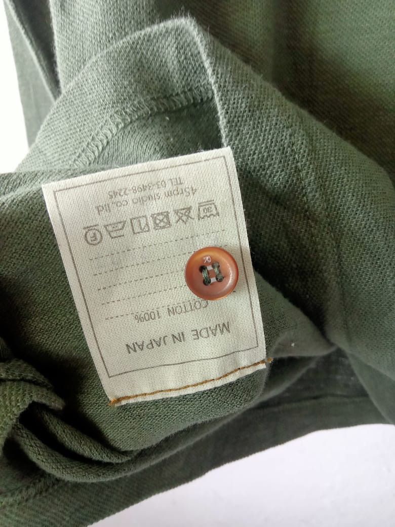45rpm 45RPM Faded Green Long Sleeve Polo shirt Size S / US 4 / IT 40 - 6 Thumbnail