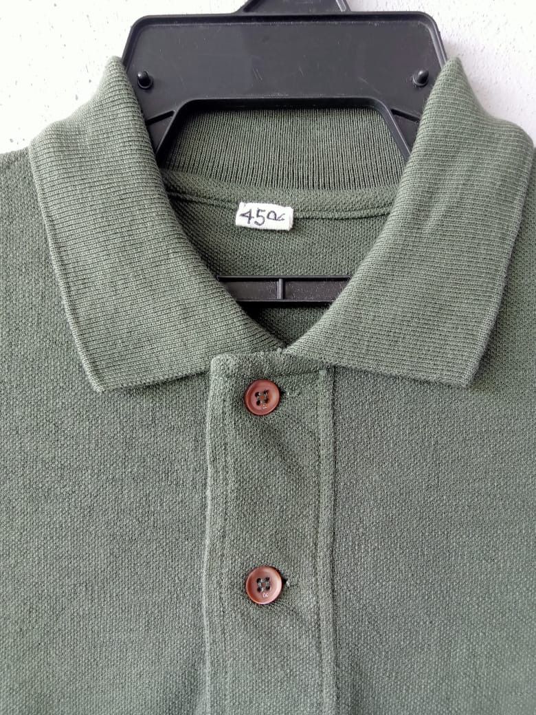 45rpm 45RPM Faded Green Long Sleeve Polo shirt Size S / US 4 / IT 40 - 2 Thumbnail