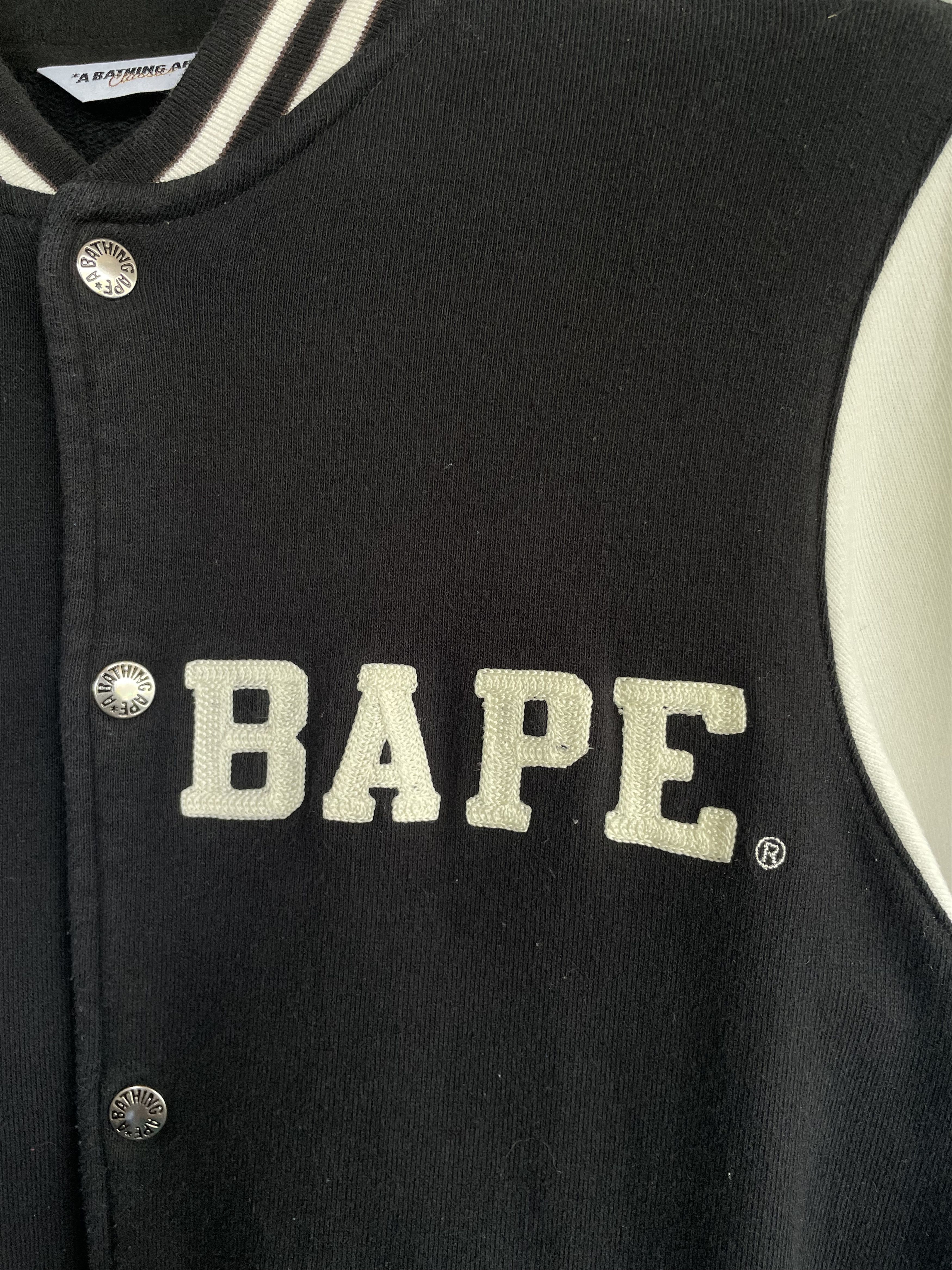 Bape Bape Classic ASNKA Embroidery Varsity Jacket Size US M / EU 48-50 / 2 - 3 Thumbnail