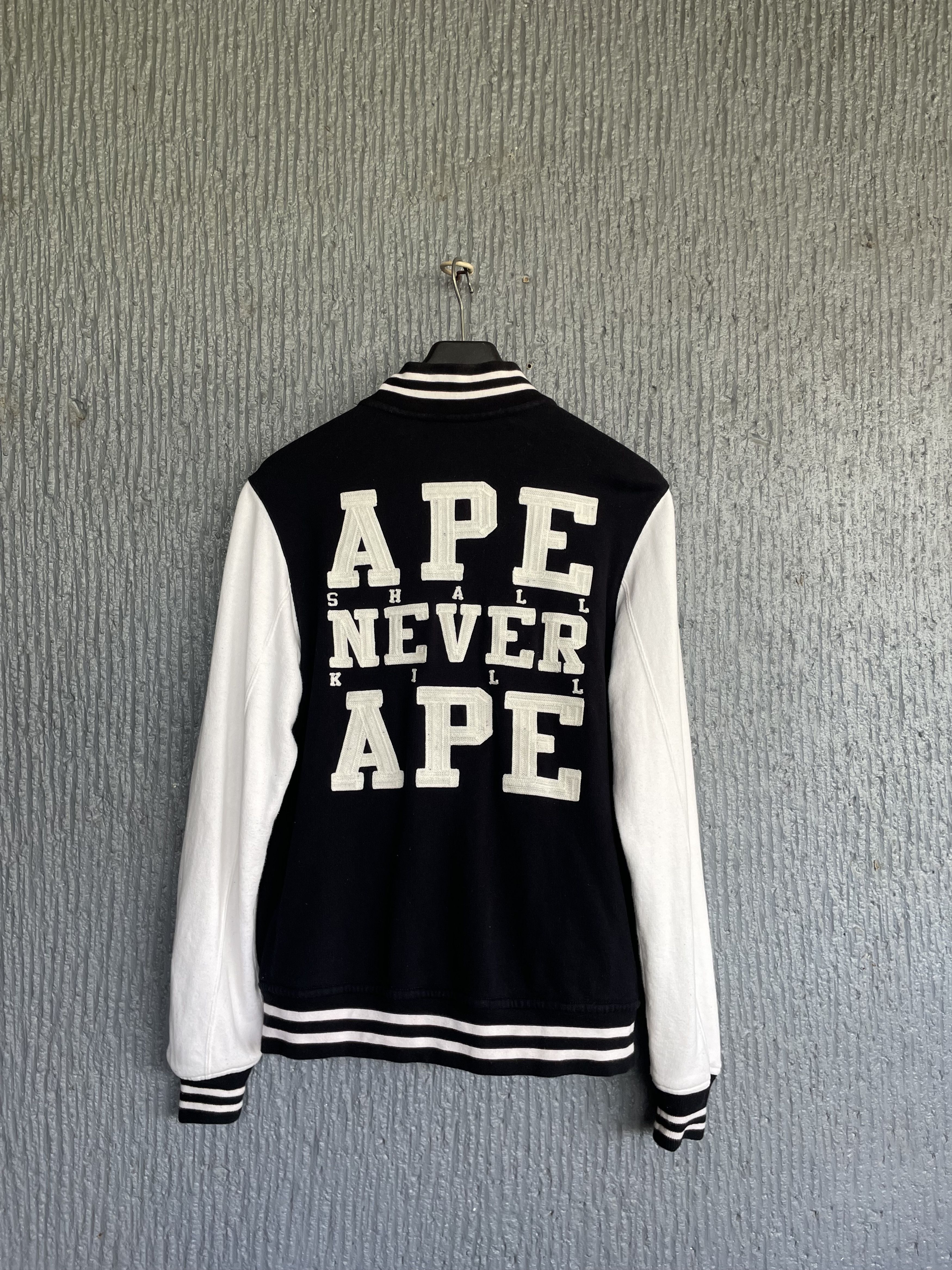 Bape Bape Classic ASNKA Embroidery Varsity Jacket Size US M / EU 48-50 / 2 - 7 Thumbnail