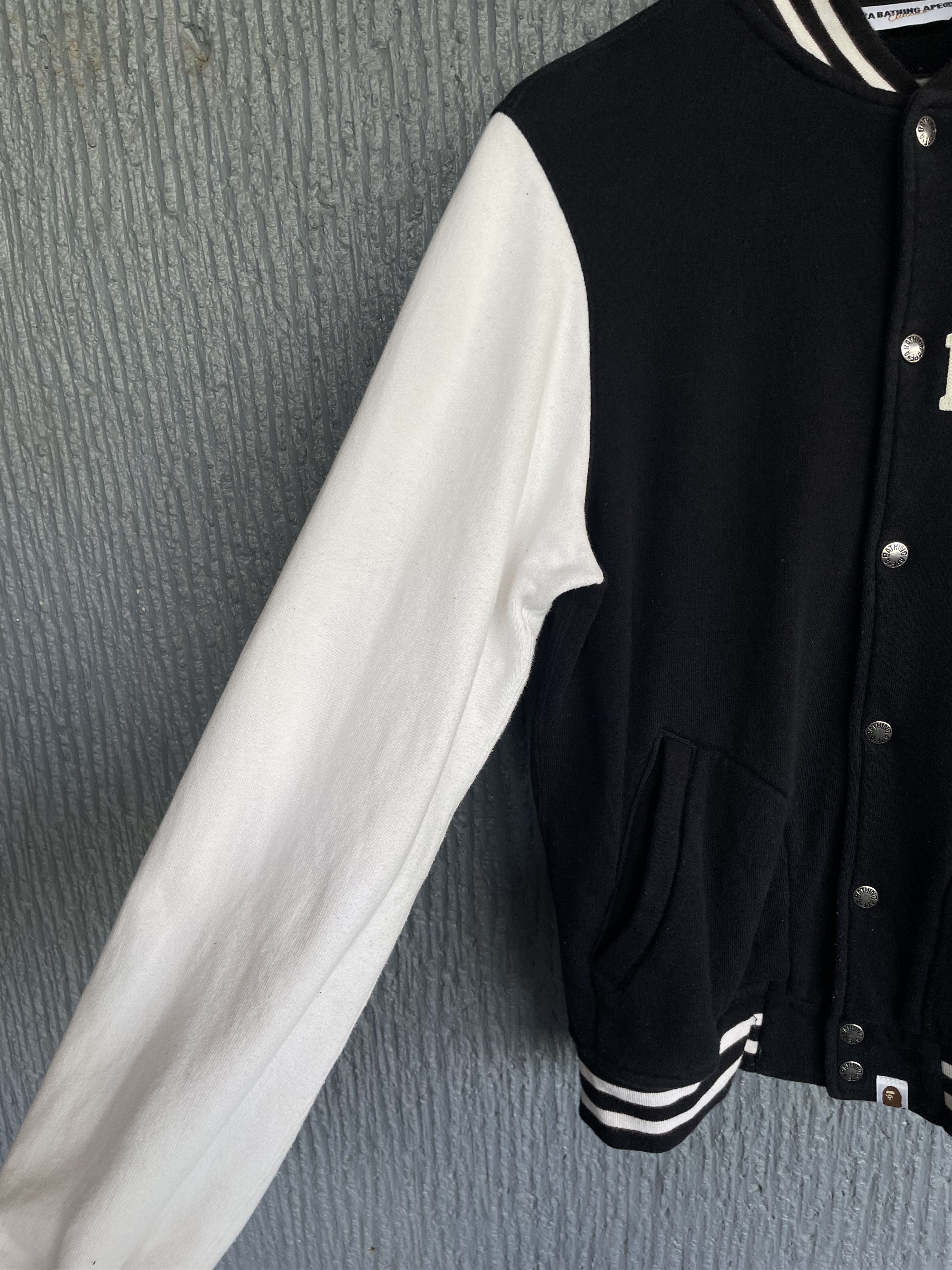 Bape Bape Classic ASNKA Embroidery Varsity Jacket Size US M / EU 48-50 / 2 - 5 Thumbnail