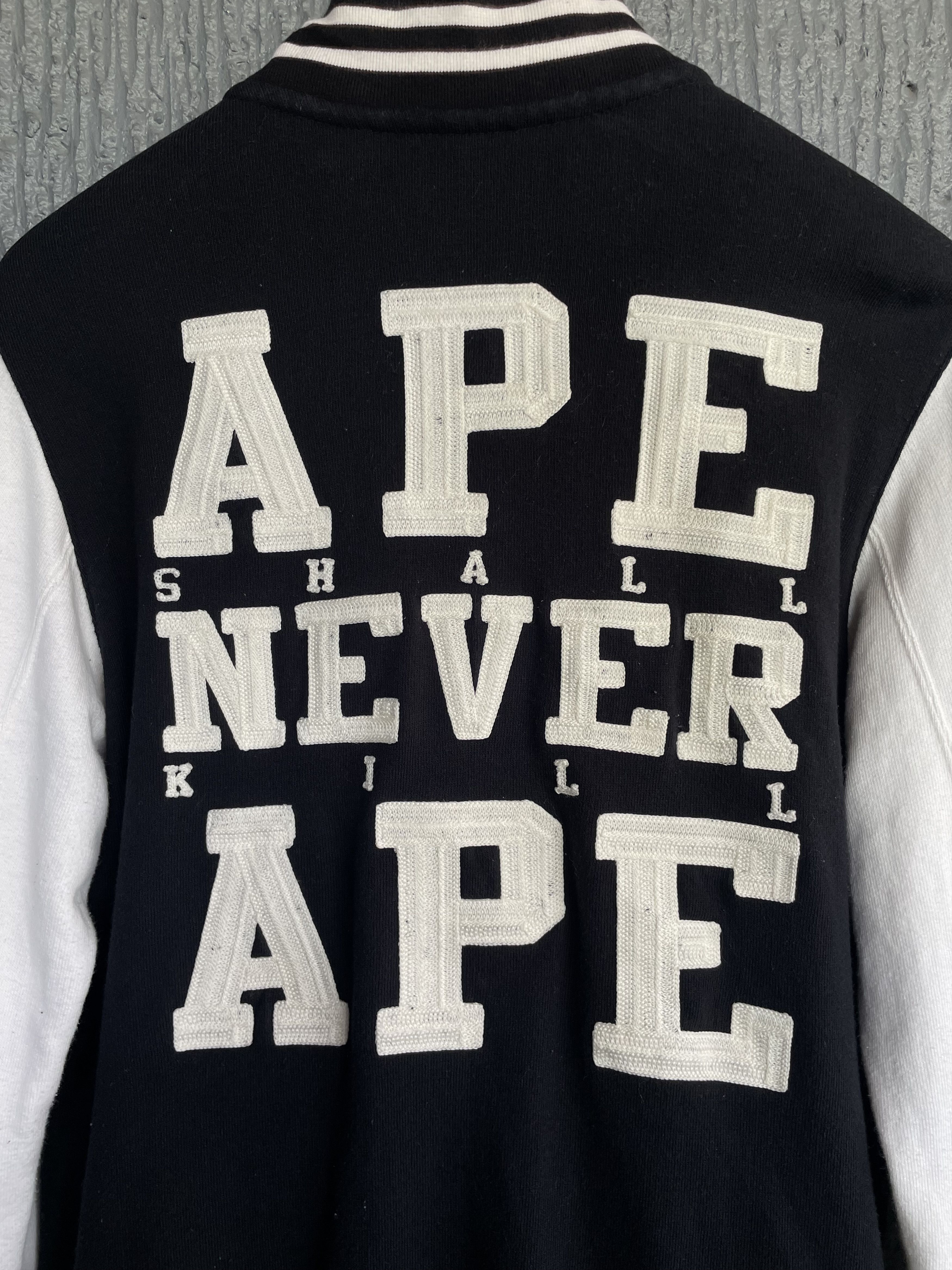 Bape Bape Classic ASNKA Embroidery Varsity Jacket Size US M / EU 48-50 / 2 - 8 Thumbnail