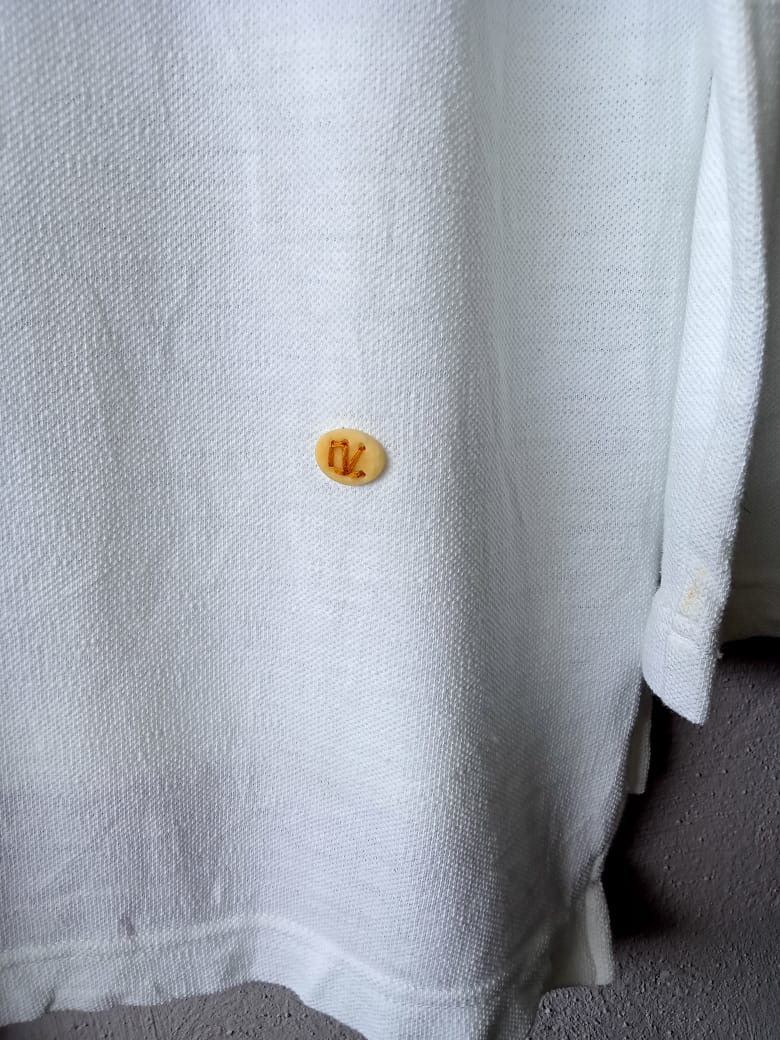 45rpm 45RPM White Long Sleeve Polo Shirt Size S / US 4 / IT 40 - 5 Thumbnail
