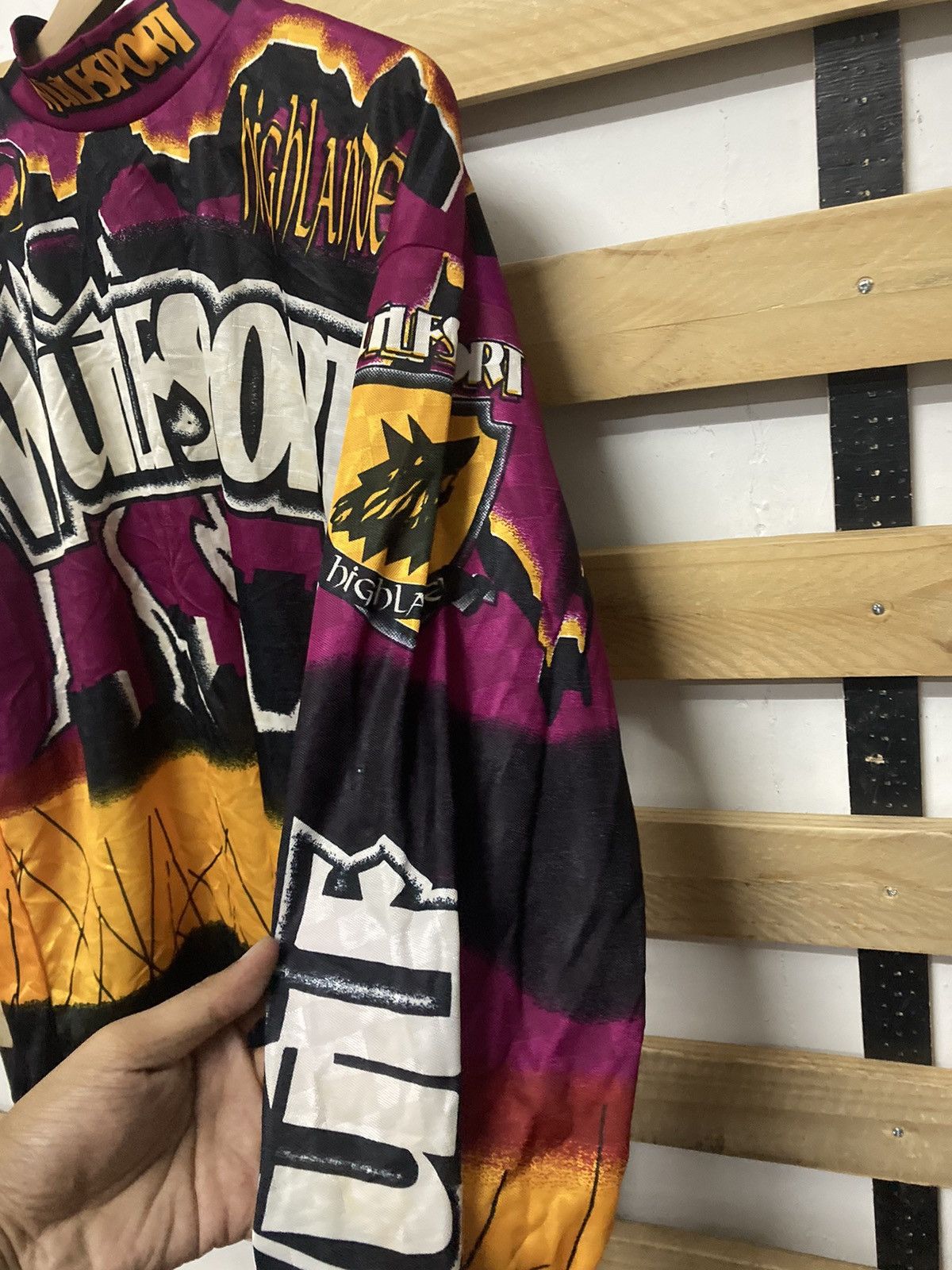 Sports Specialties × Vintage Vintage Wulfsport Motorcross Long Sleeve Shirt Size US L / EU 52-54 / 3 - 6 Thumbnail