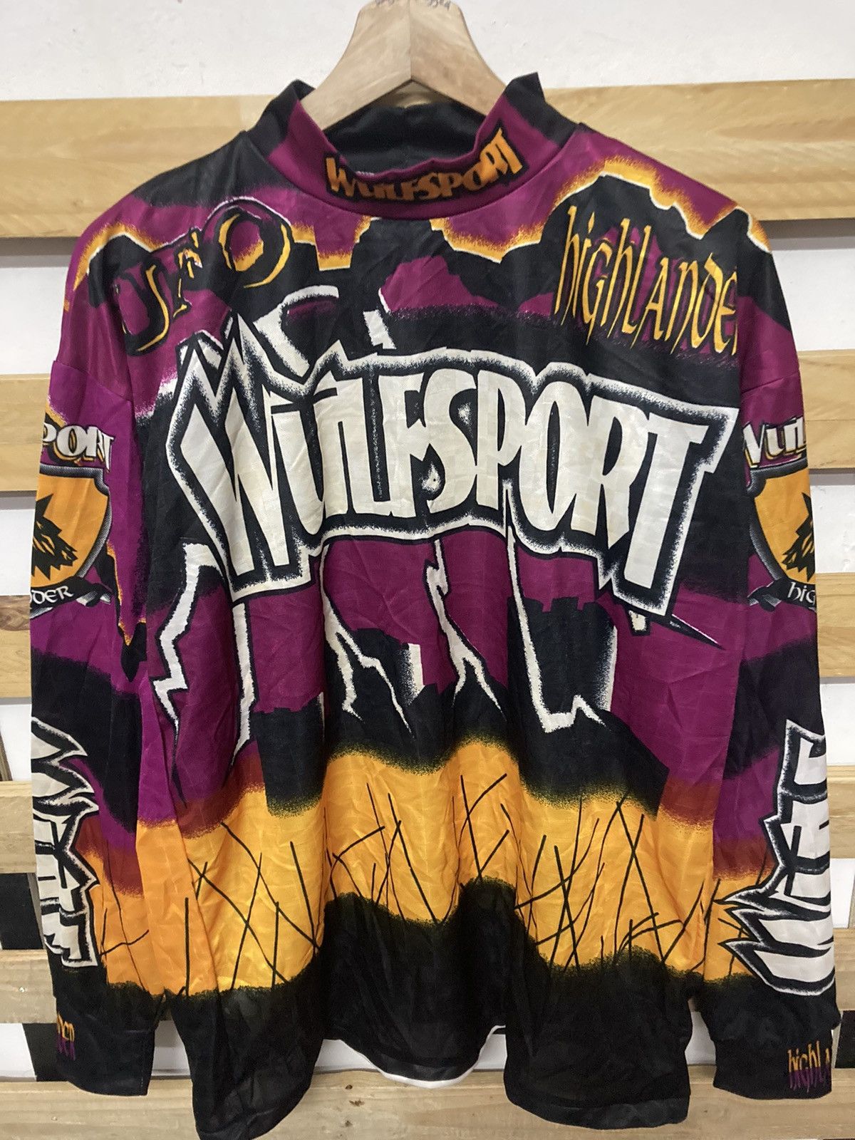 Sports Specialties × Vintage Vintage Wulfsport Motorcross Long Sleeve Shirt Size US L / EU 52-54 / 3 - 3 Thumbnail