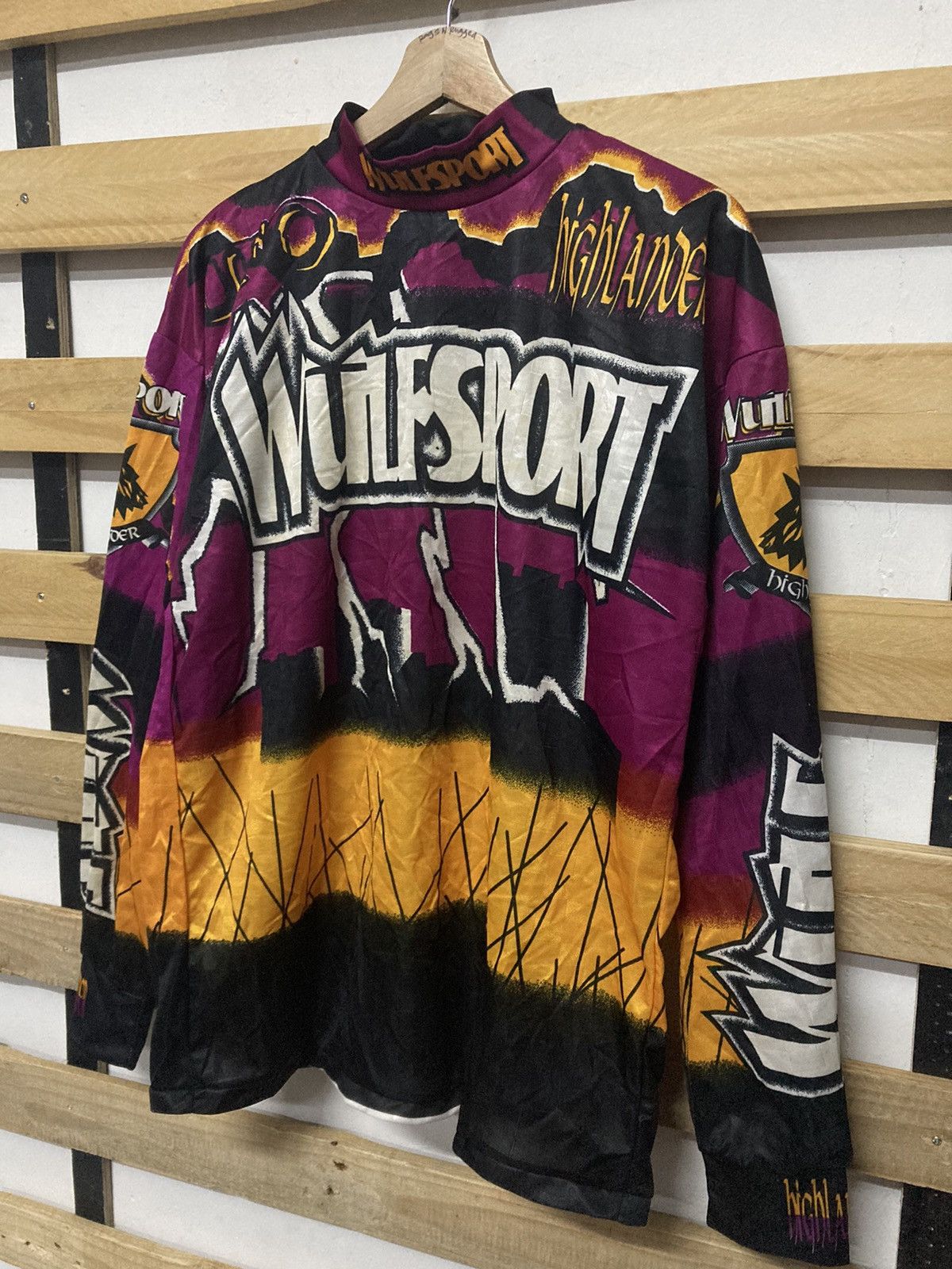 Sports Specialties × Vintage Vintage Wulfsport Motorcross Long Sleeve Shirt Size US L / EU 52-54 / 3 - 4 Thumbnail