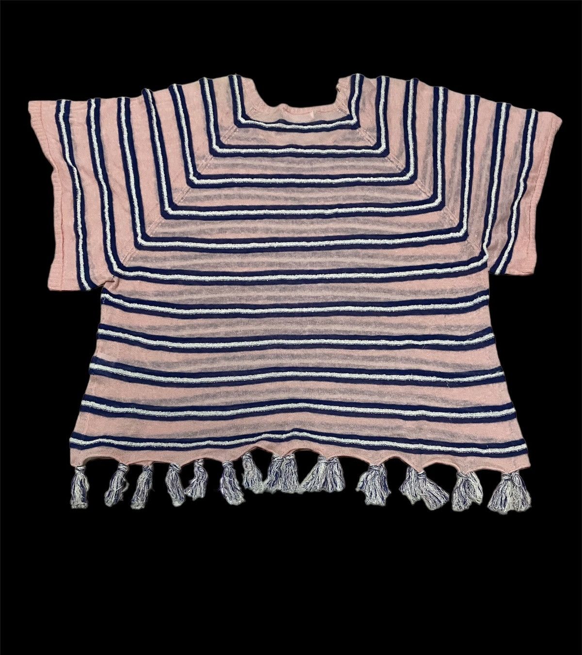 Issey Miyake Issey Miyake Ne-Net Stripes Hairy Tshirt Size US M / EU 48-50 / 2 - 1 Thumbnail