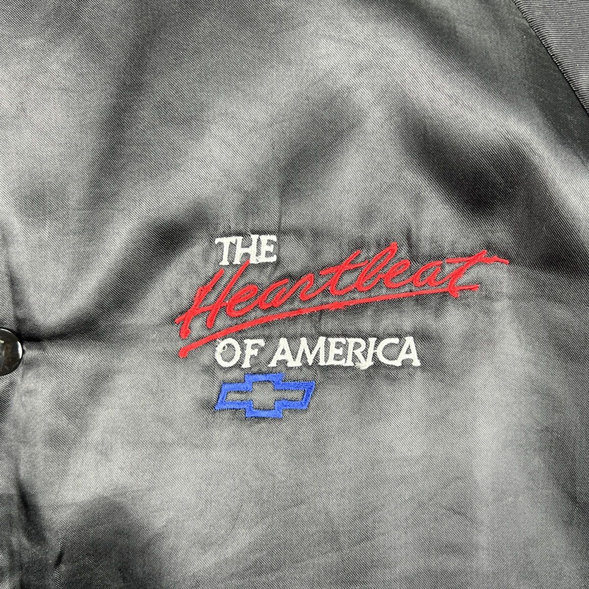 Chevrolet Vintage Chevy Zip Quilted Lining Bomber Jacket J0094 Size US M / EU 48-50 / 2 - 4 Thumbnail
