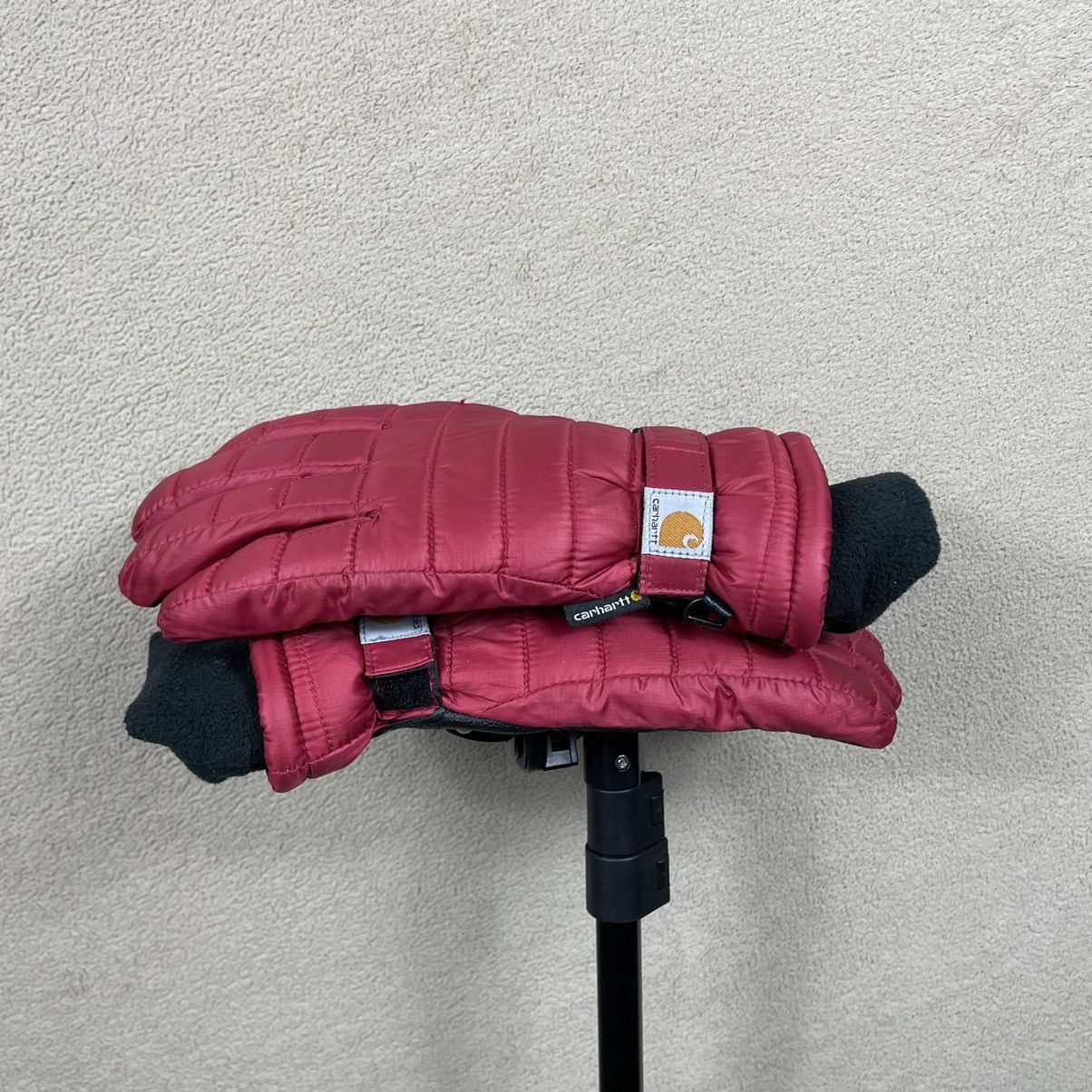Carhartt Carhartt Ruby Red Puffer Gloves Size ONE SIZE - 1 Thumbnail