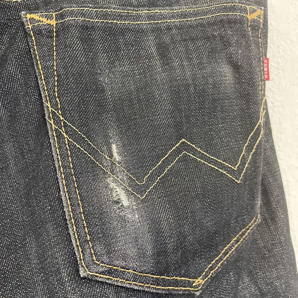 Edwin Vintage Edwin 403 Made In Japan Black Denim Jeans W 32 Size US 32 / EU 48 - 10 Thumbnail