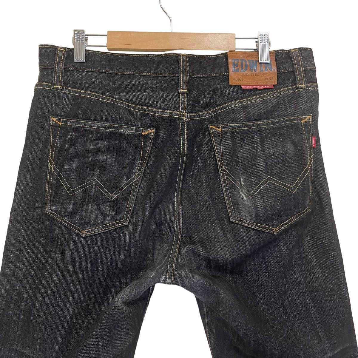 Edwin Vintage Edwin 403 Made In Japan Black Denim Jeans W 32 Size US 32 / EU 48 - 9 Thumbnail