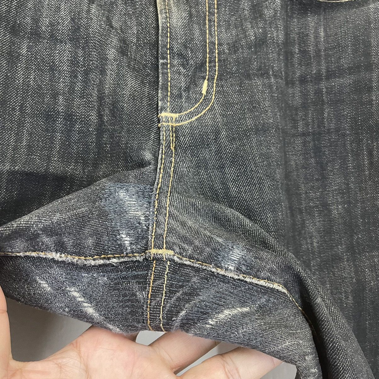 Edwin Vintage Edwin 403 Made In Japan Black Denim Jeans W 32 Size US 32 / EU 48 - 3 Thumbnail