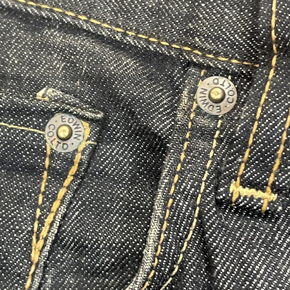 Edwin Vintage Edwin 403 Made In Japan Black Denim Jeans W 32 Size US 32 / EU 48 - 5 Thumbnail