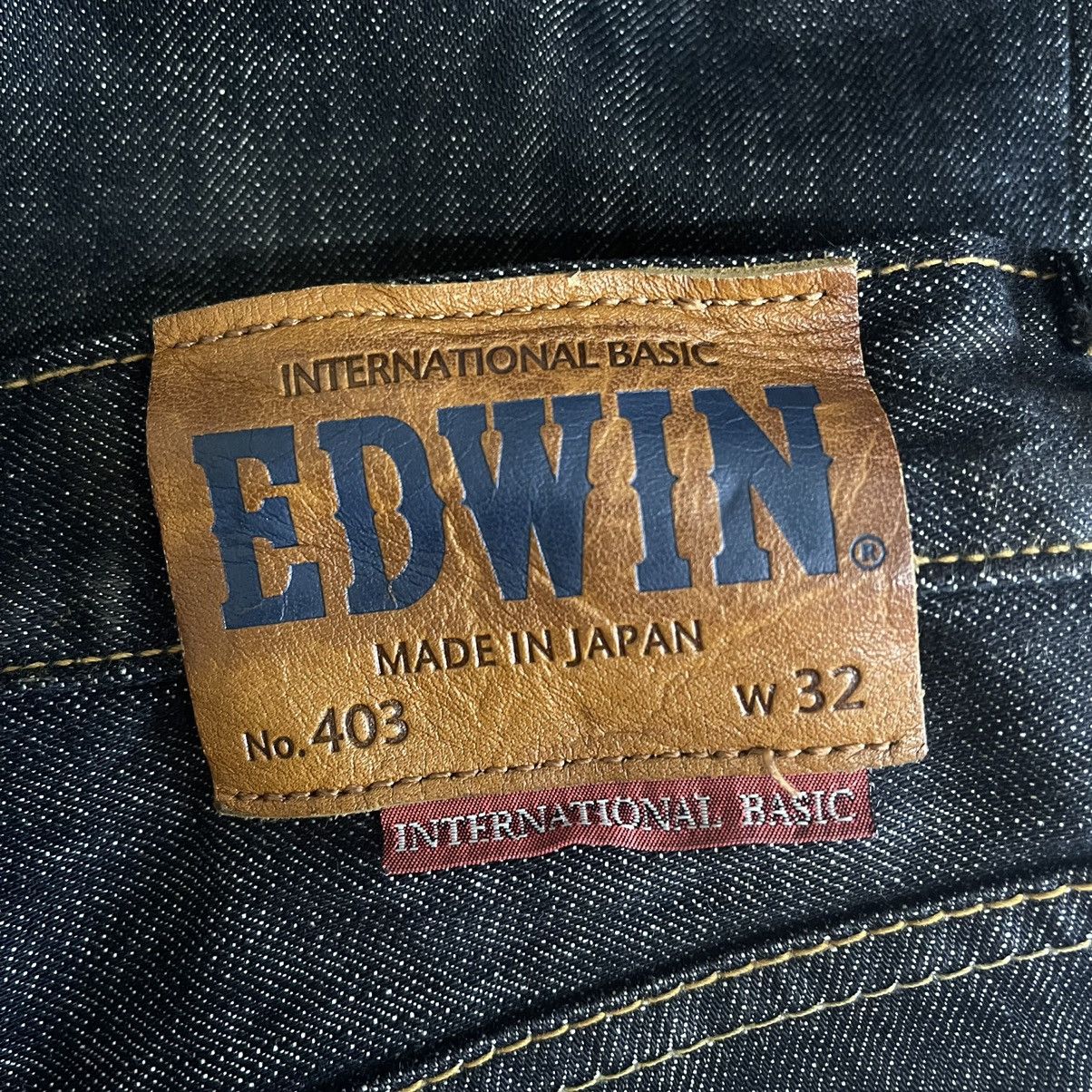 Edwin Vintage Edwin 403 Made In Japan Black Denim Jeans W 32 Size US 32 / EU 48 - 12 Thumbnail