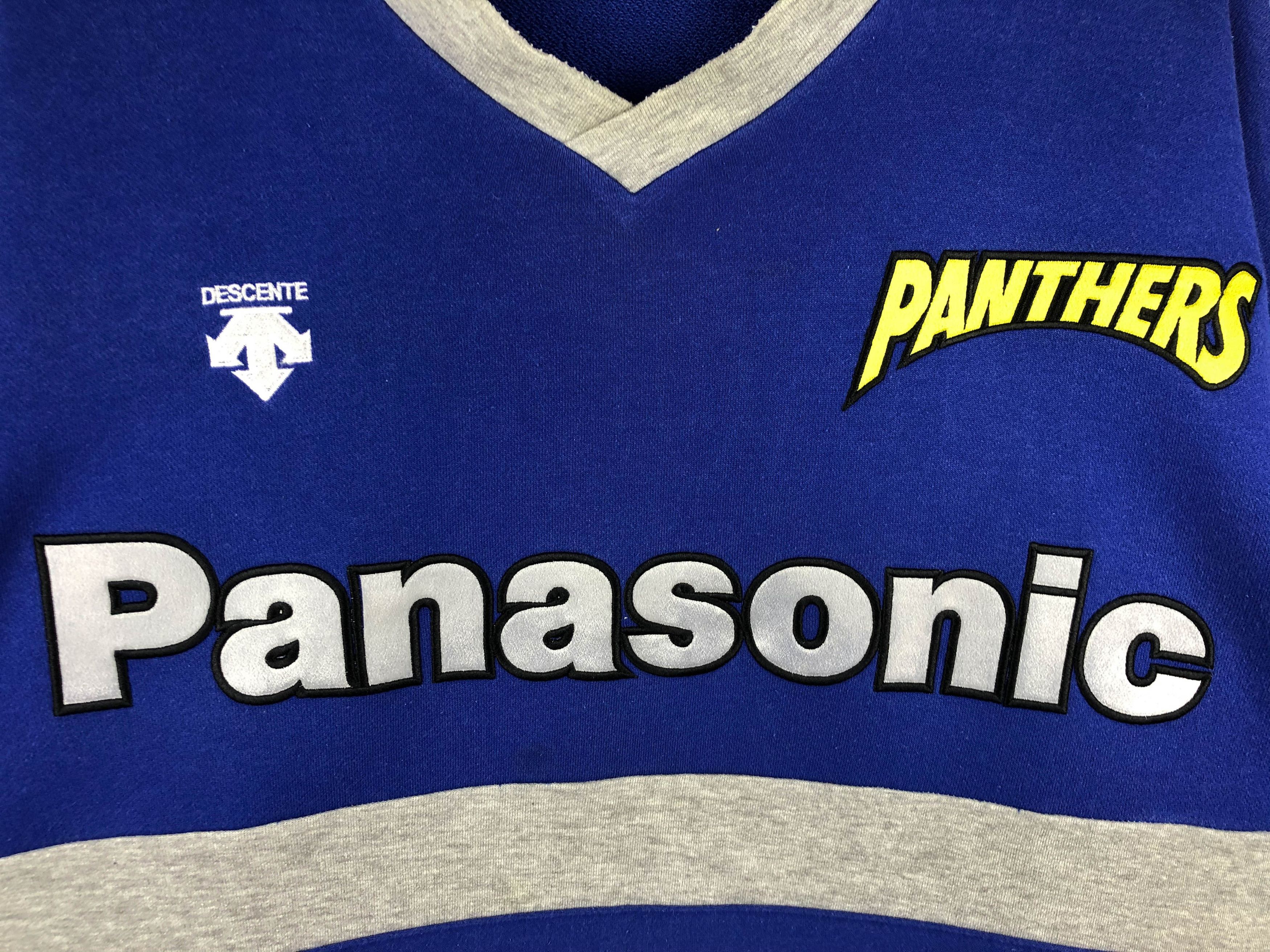 Descente VINTAGE DESCENTE NAGASE PANTHERS SWEATSHIRT Size US XL / EU 56 / 4 - 3 Thumbnail