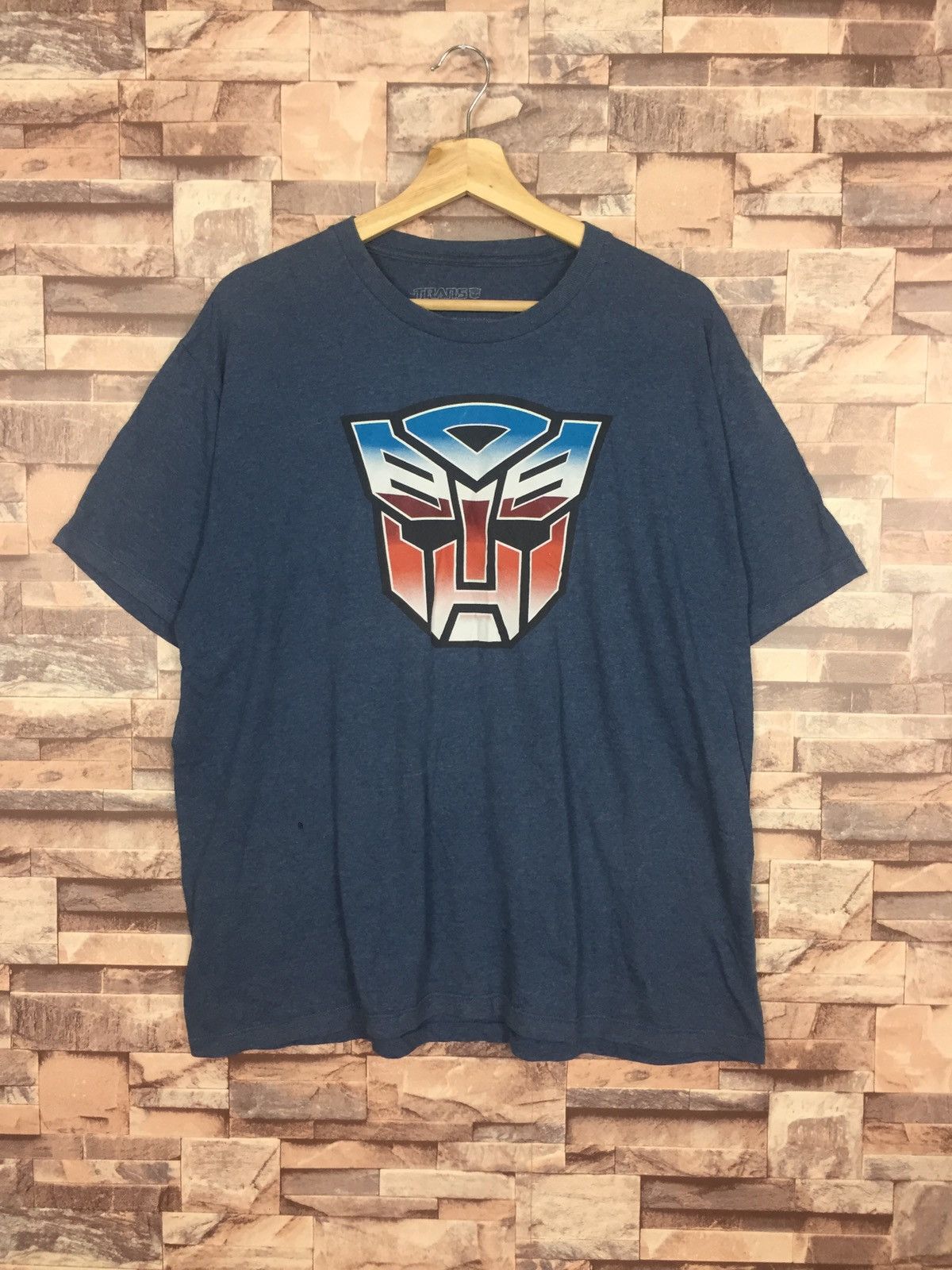 Warner Bros Transformers optimus prime big logo tee Size US XL / EU 56 / 4 - 1 Thumbnail