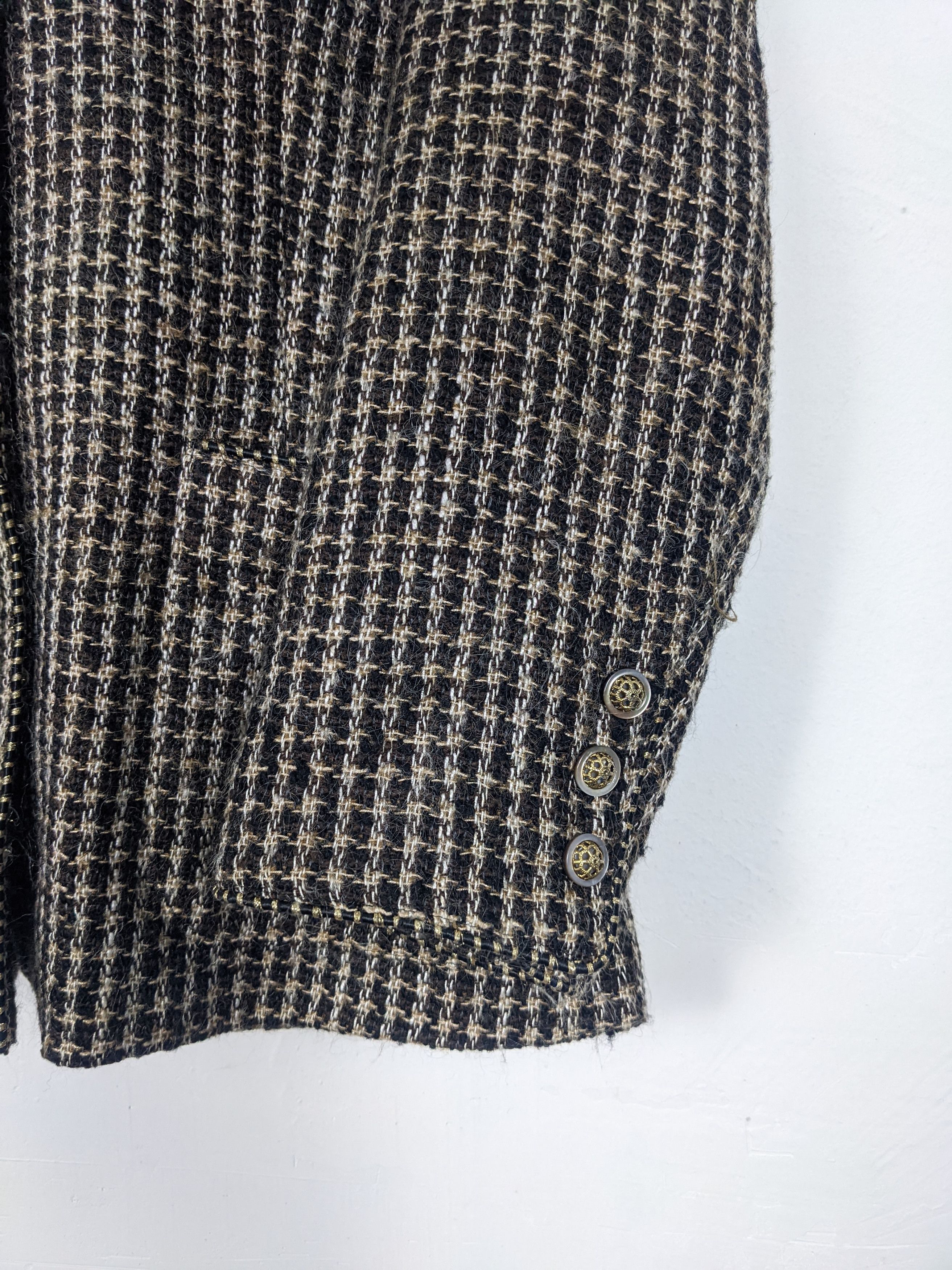 Japanese Brand Vintage Women Japanese Brand Outwear Wool J0163 Size ONE SIZE - 7 Thumbnail