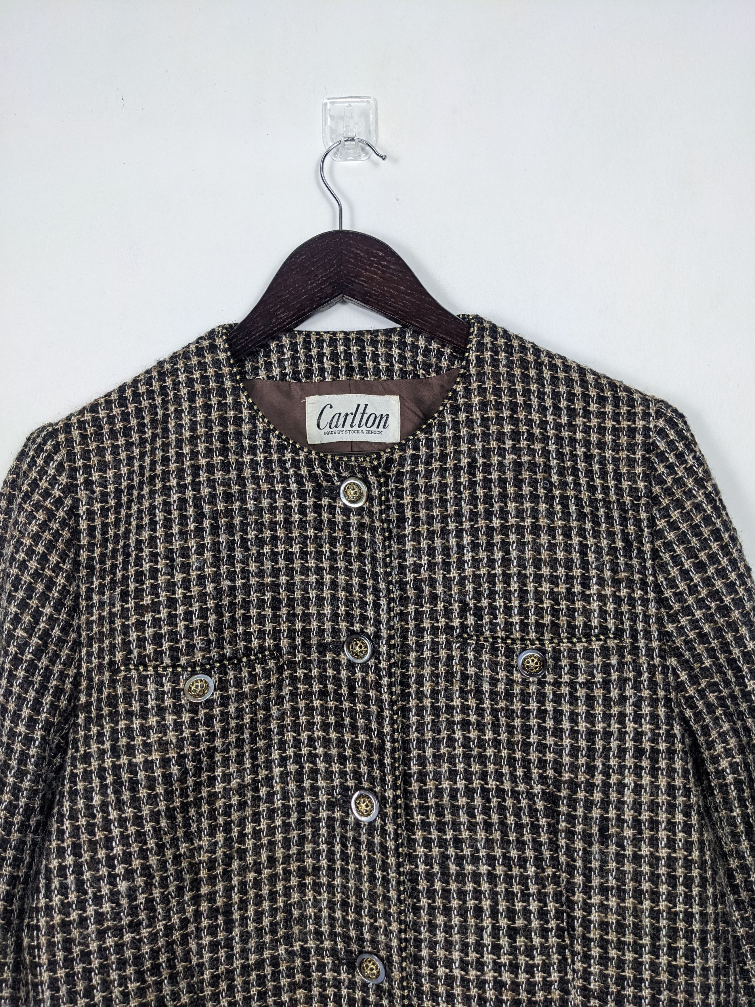 Japanese Brand Vintage Women Japanese Brand Outwear Wool J0163 Size ONE SIZE - 2 Thumbnail