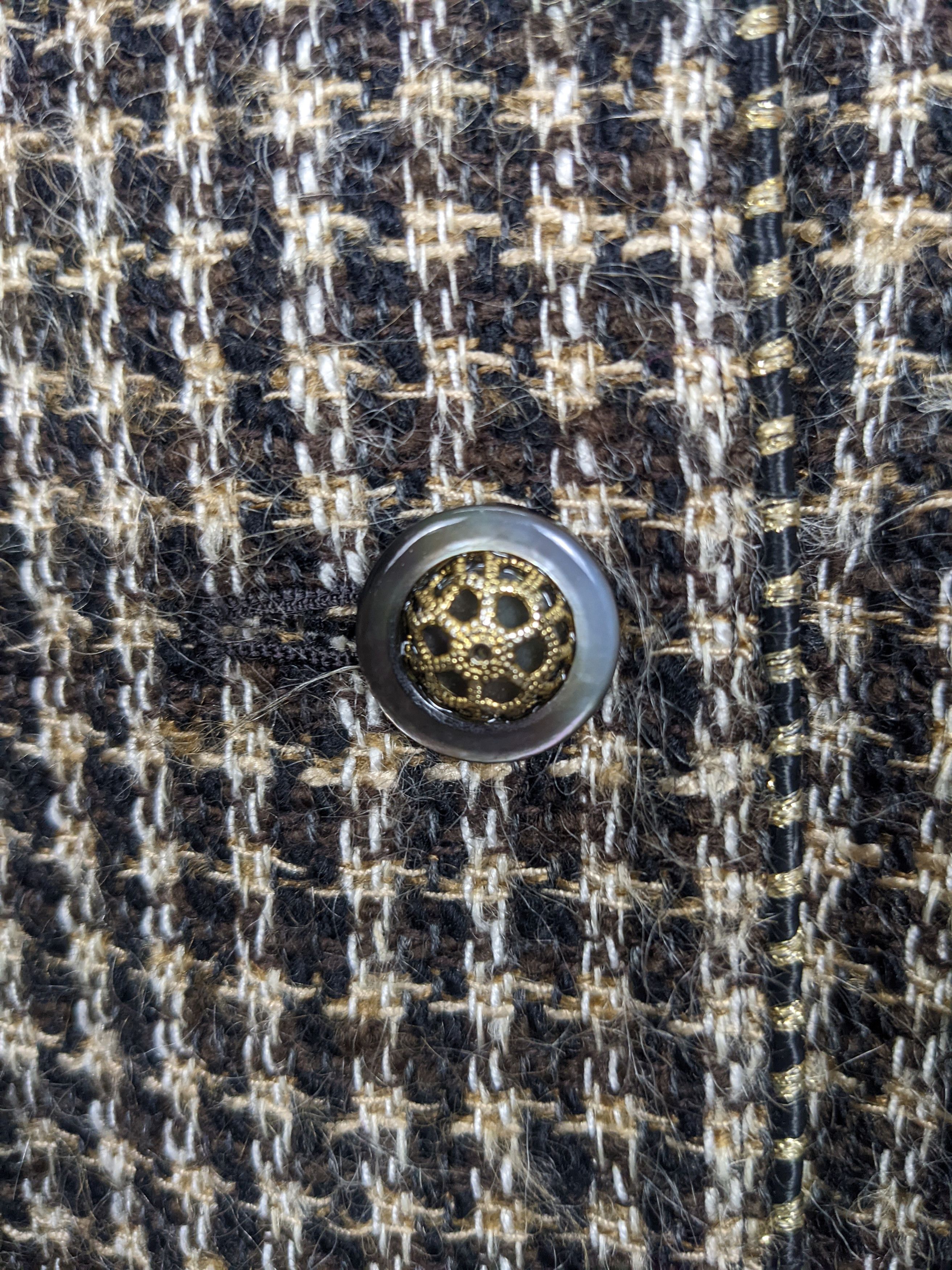 Japanese Brand Vintage Women Japanese Brand Outwear Wool J0163 Size ONE SIZE - 6 Thumbnail