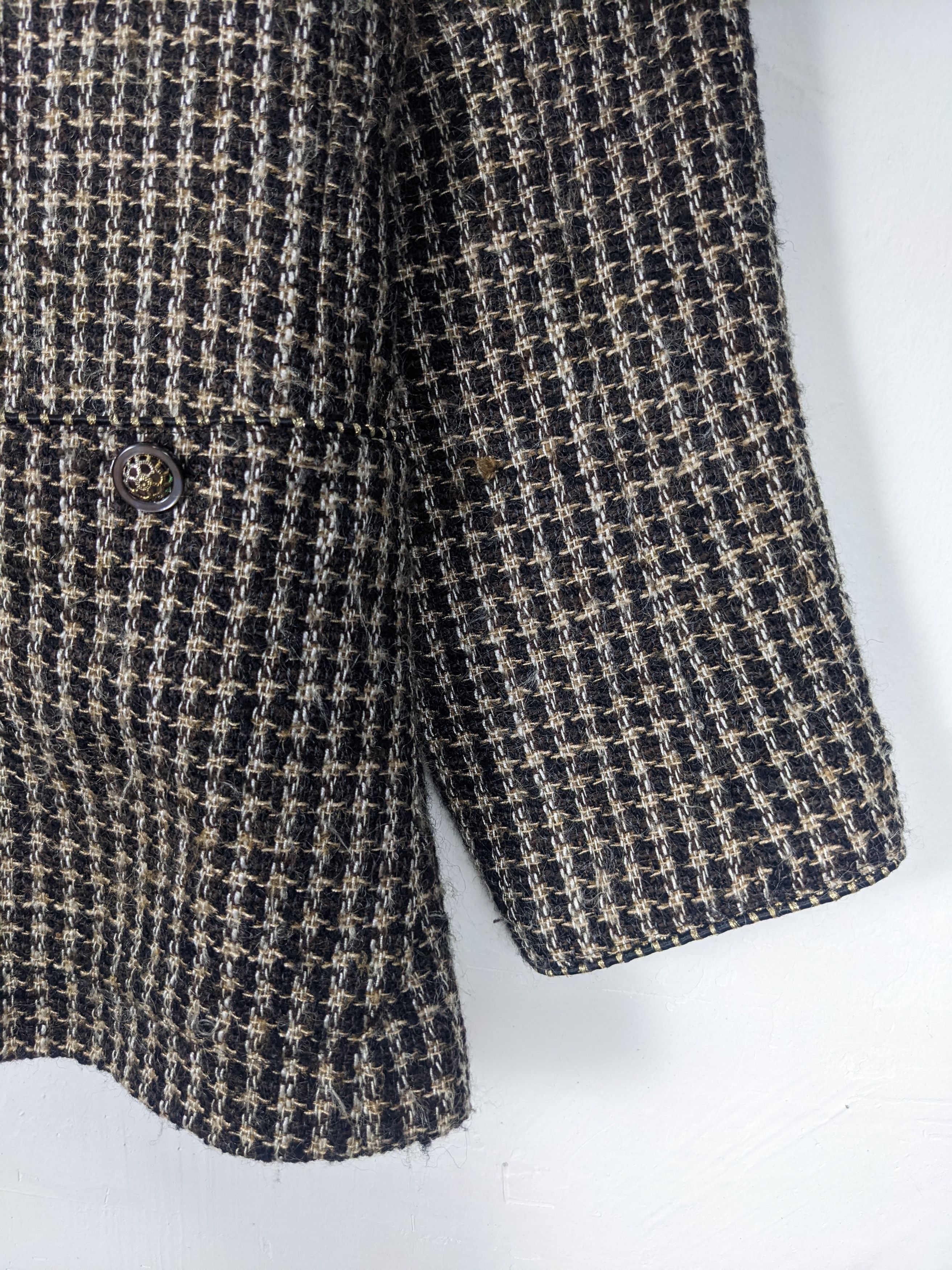 Japanese Brand Vintage Women Japanese Brand Outwear Wool J0163 Size ONE SIZE - 5 Thumbnail