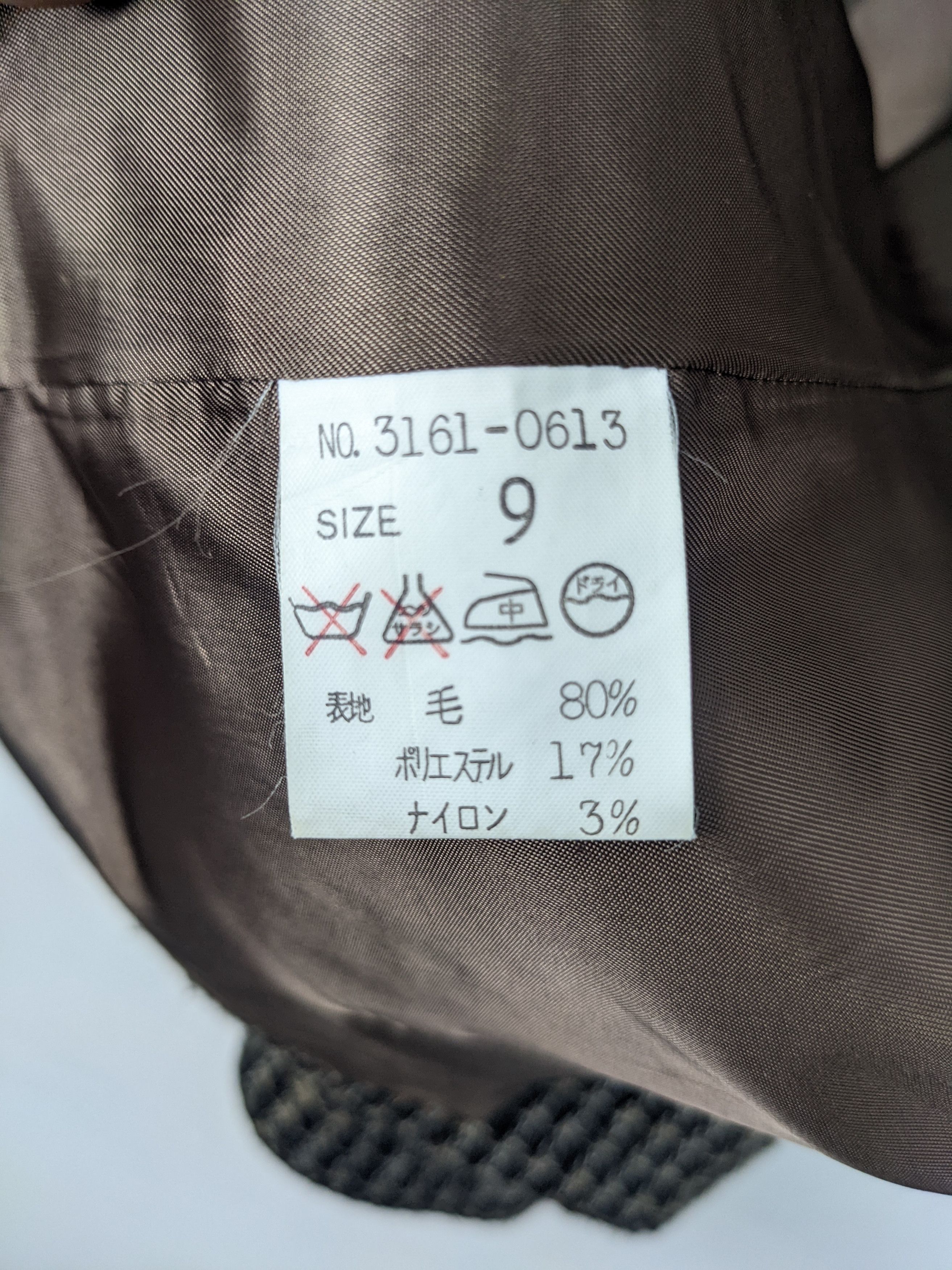 Japanese Brand Vintage Women Japanese Brand Outwear Wool J0163 Size ONE SIZE - 12 Thumbnail