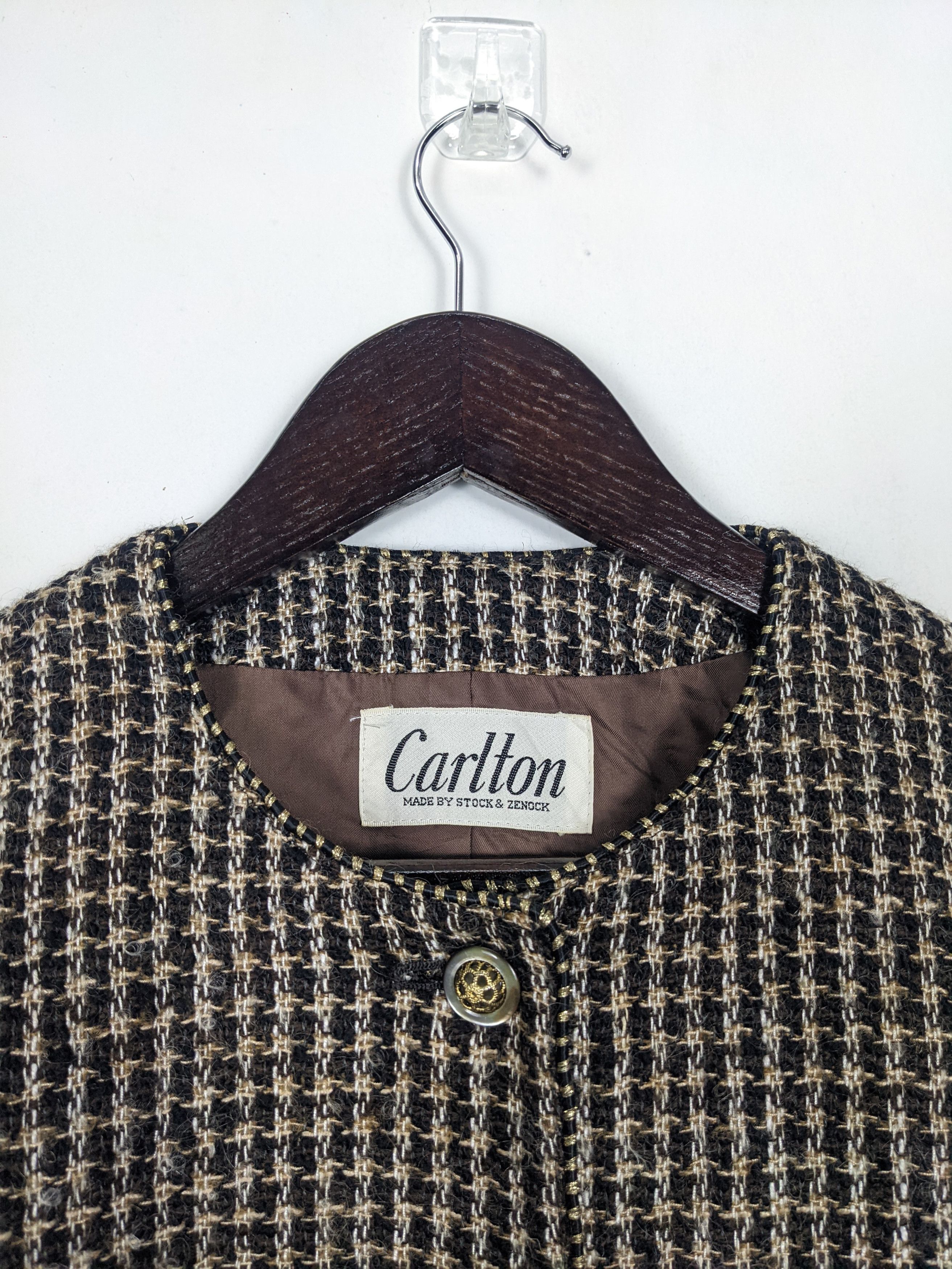 Japanese Brand Vintage Women Japanese Brand Outwear Wool J0163 Size ONE SIZE - 3 Thumbnail