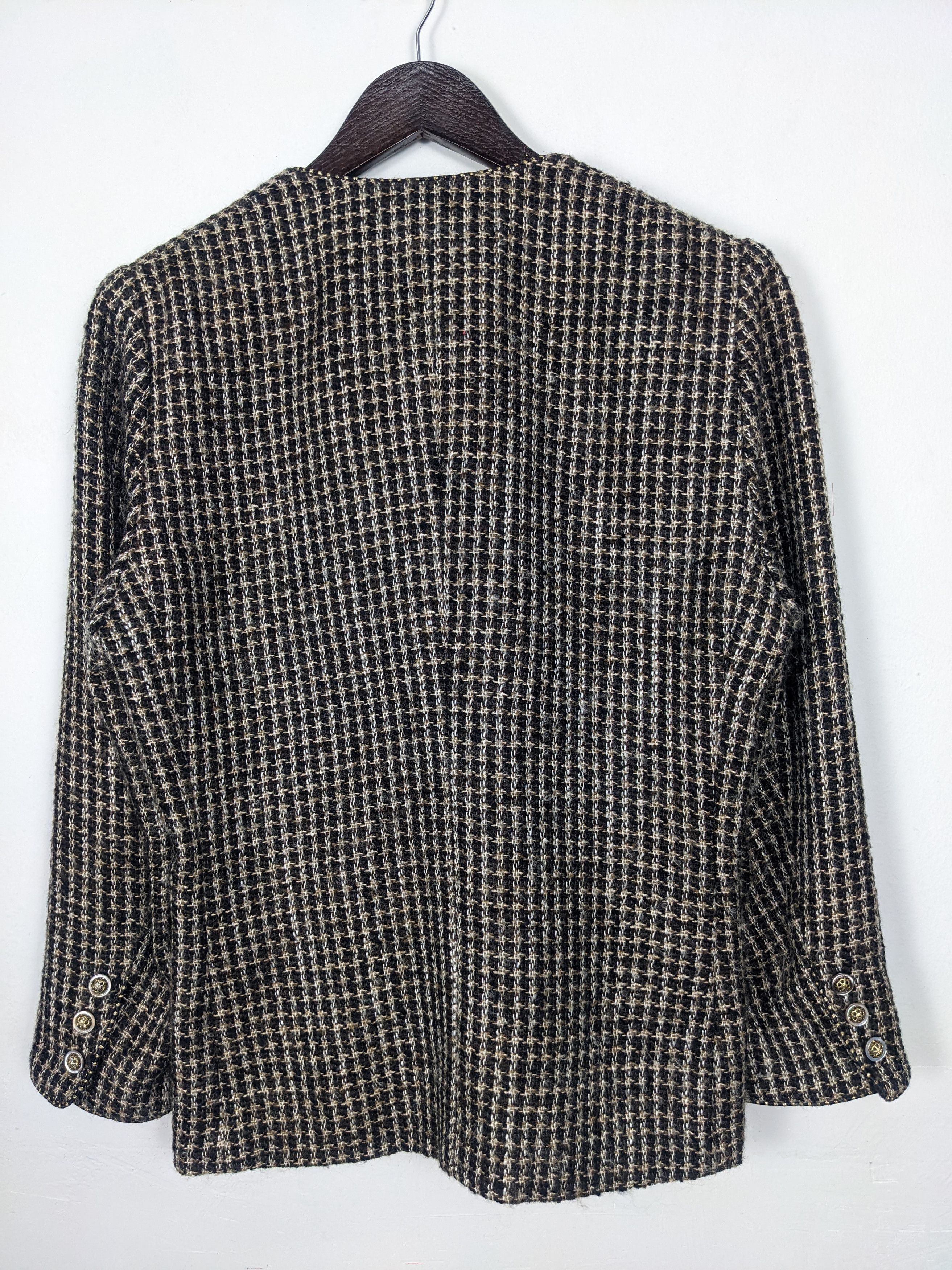 Japanese Brand Vintage Women Japanese Brand Outwear Wool J0163 Size ONE SIZE - 9 Thumbnail