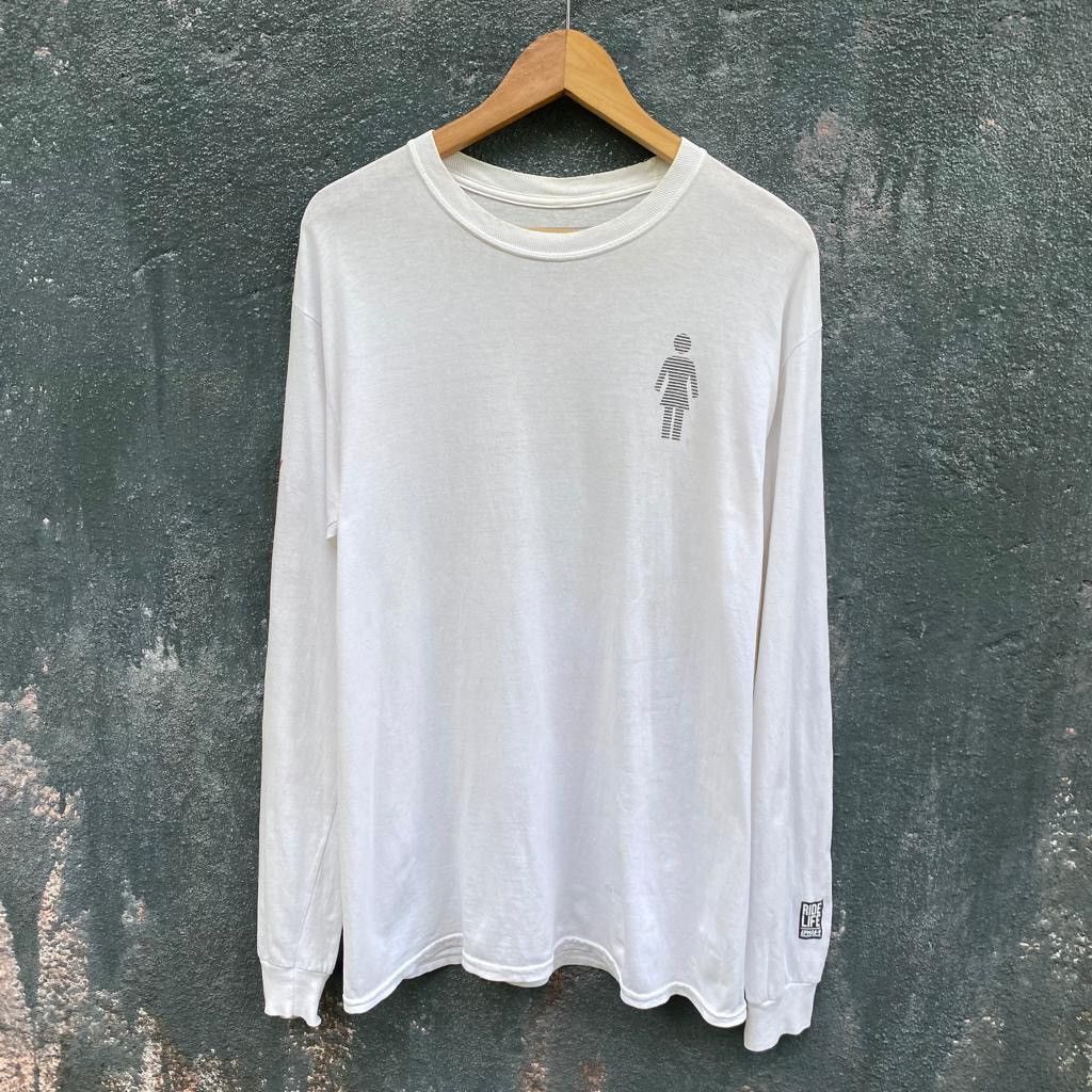 Chocolate Thrashed Girl Skateboard Long Sleeve Tee Size US M / EU 48-50 / 2 - 3 Thumbnail